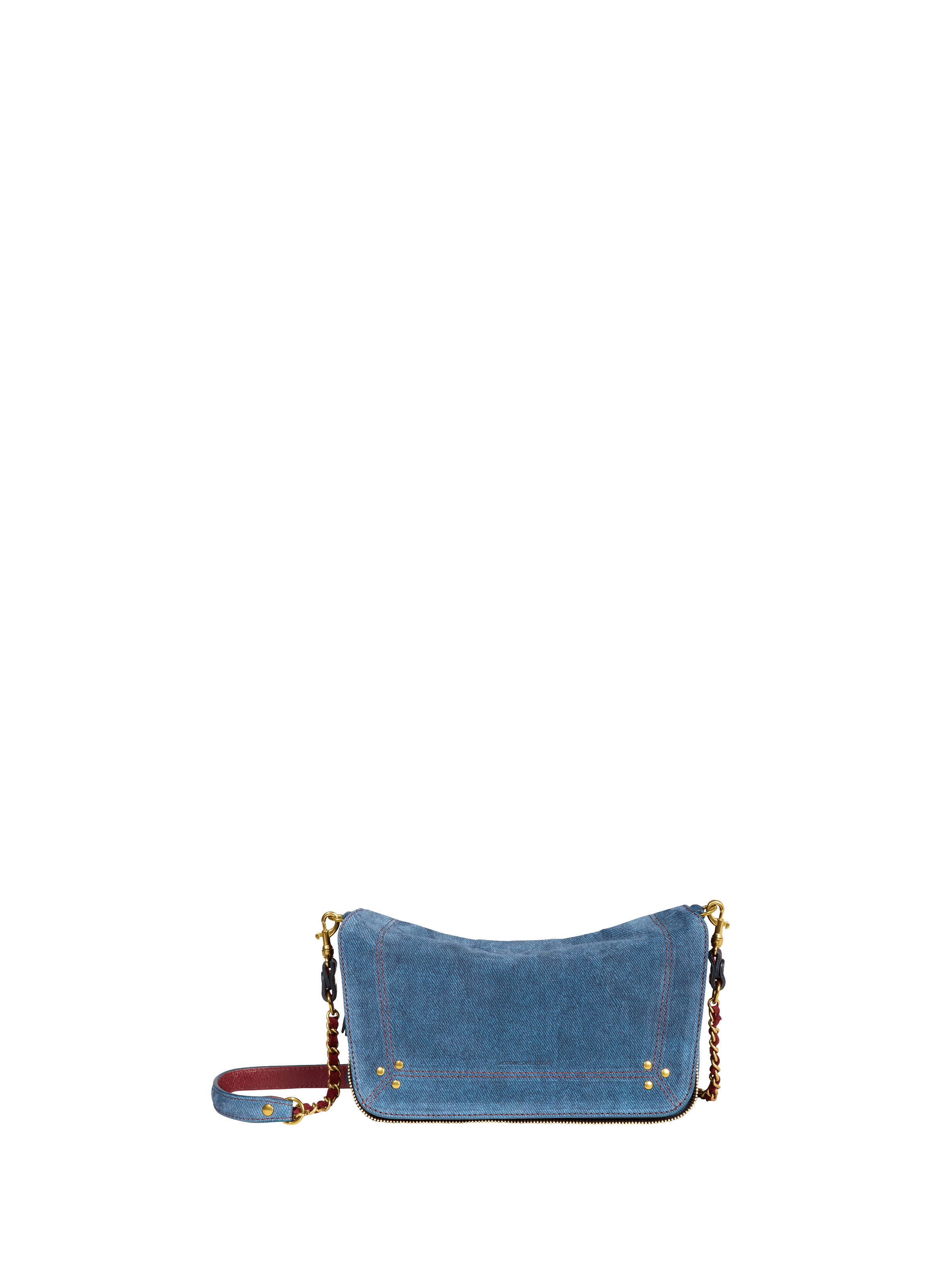 JÉRÔME DREYFUSS Sac à bandoulière Bobi S en denim Bleu