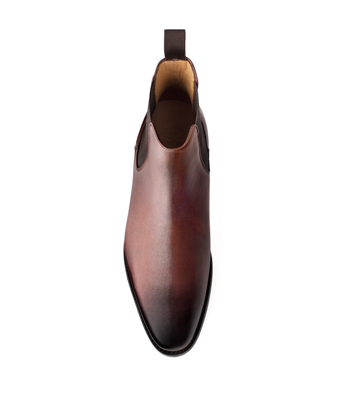 Bottines cuir chelsea FINSBURY Marron