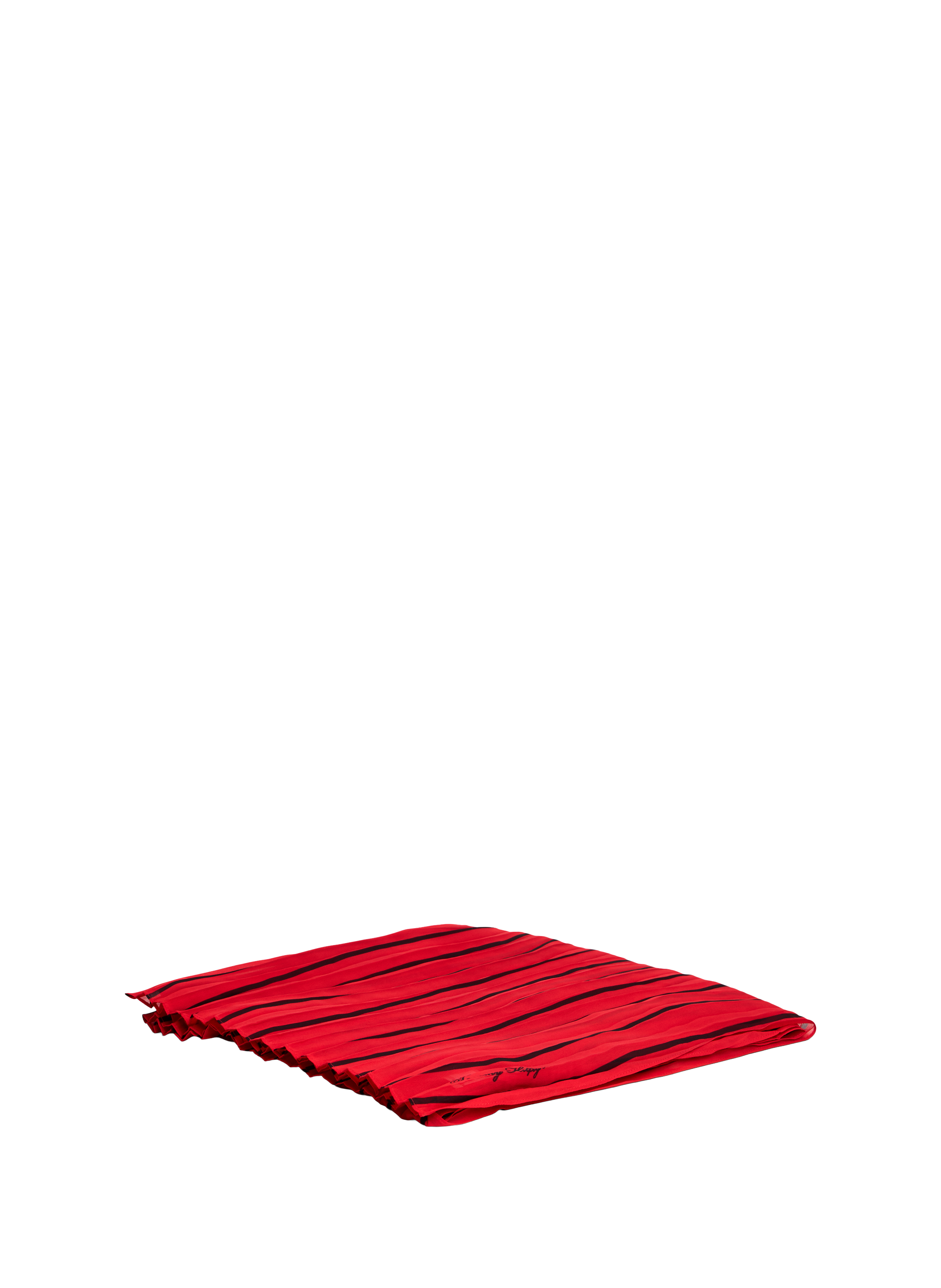 Echarpe en soie rayée TOMMY HILFIGER Multicolore