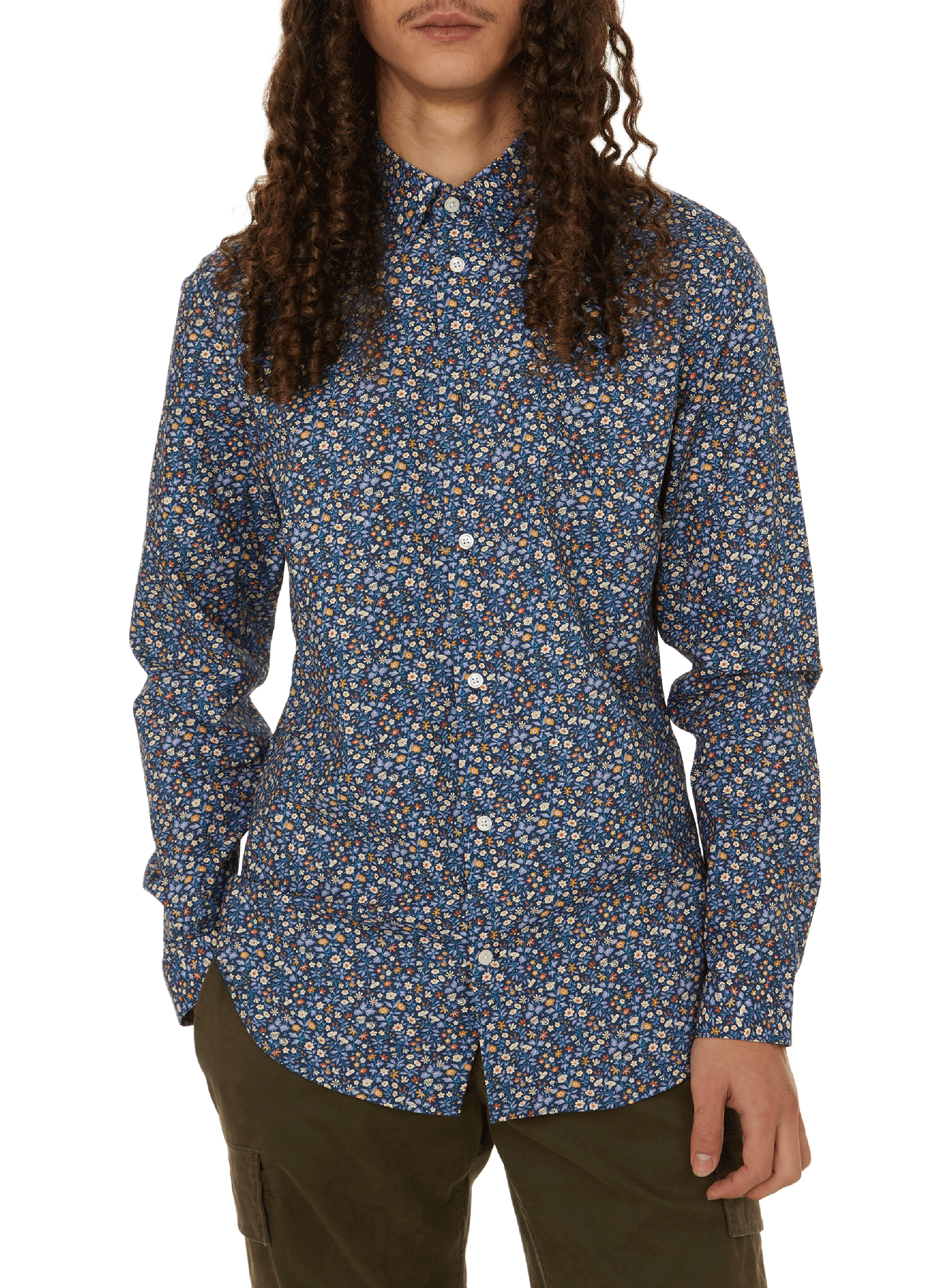 AU PRINTEMPS PARIS Chemise imprimée en coton  Multicolore