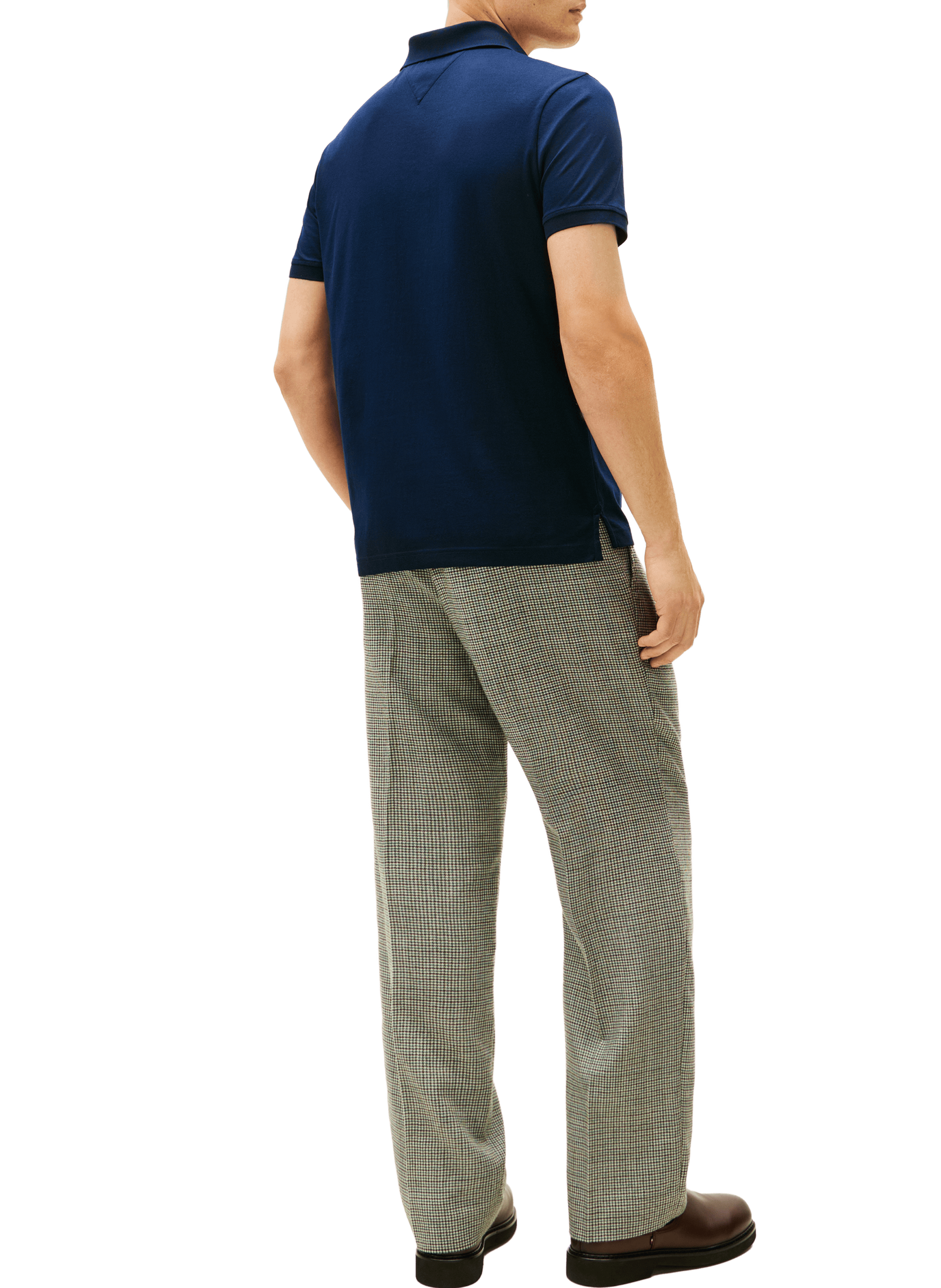 Polo manches courtes en coton TOMMY HILFIGER Bleu