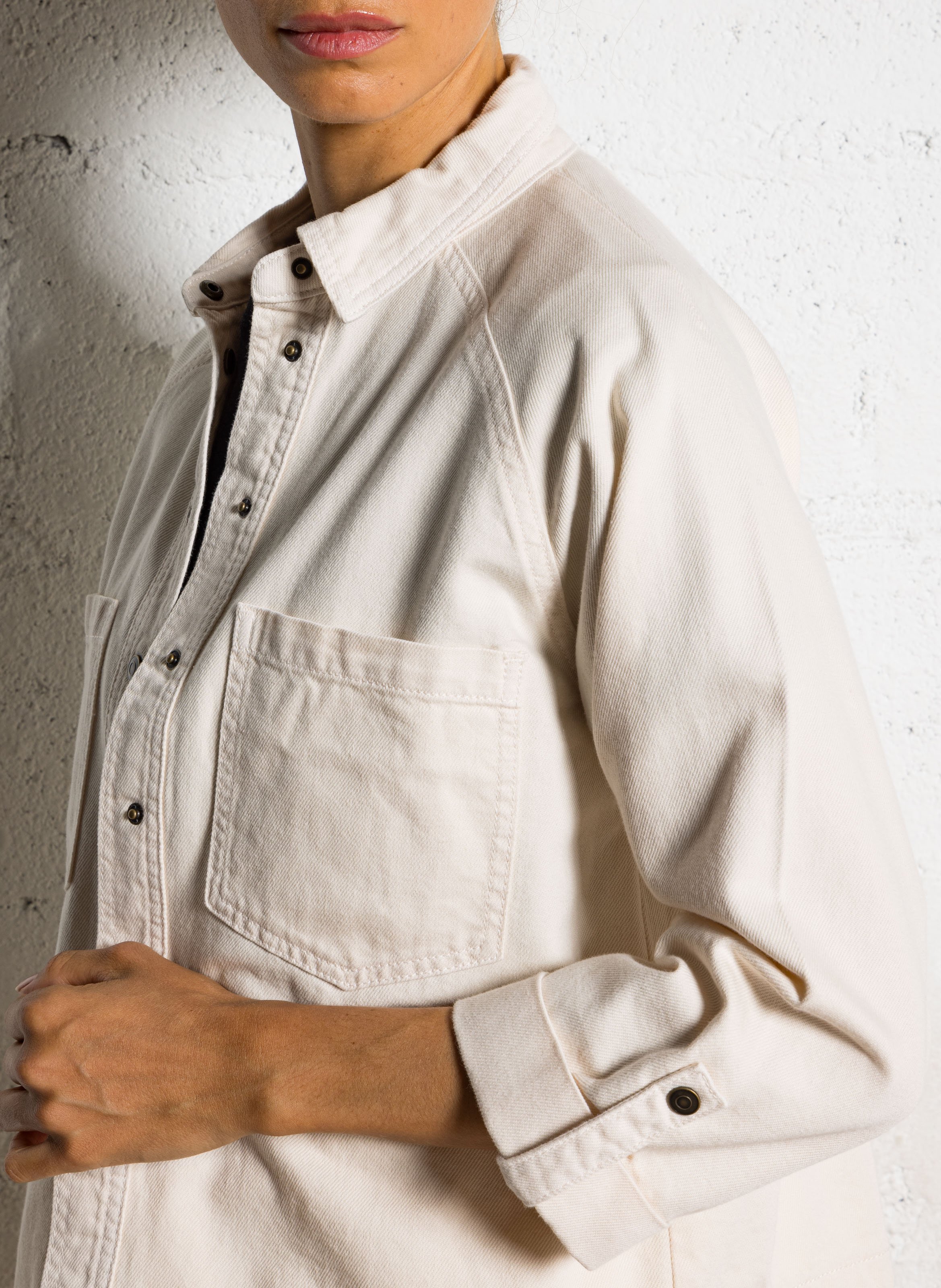 Surchemise oversize en coton perry MAISON 123 Beige