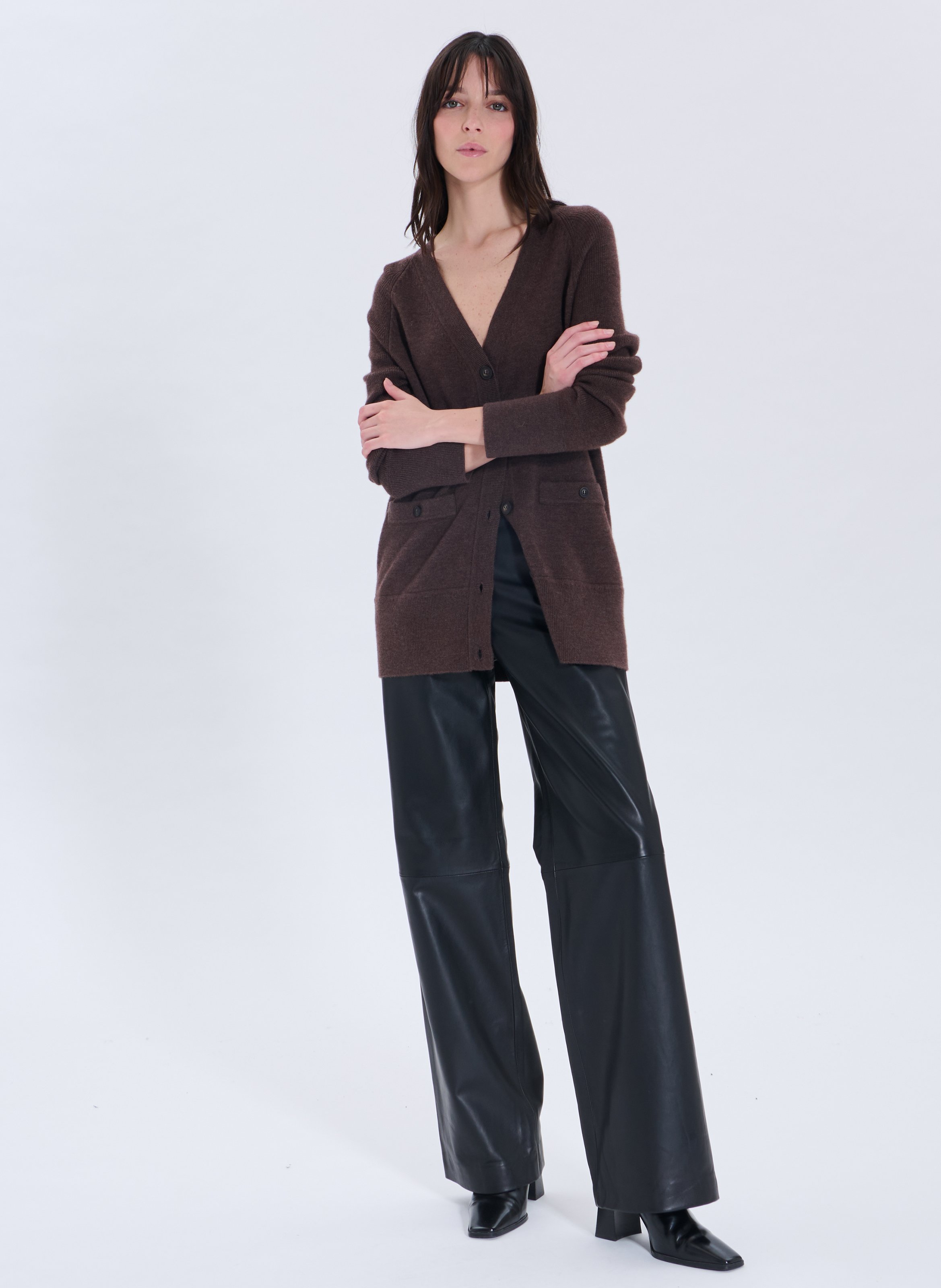 Gilet  poche ZAPA Marron