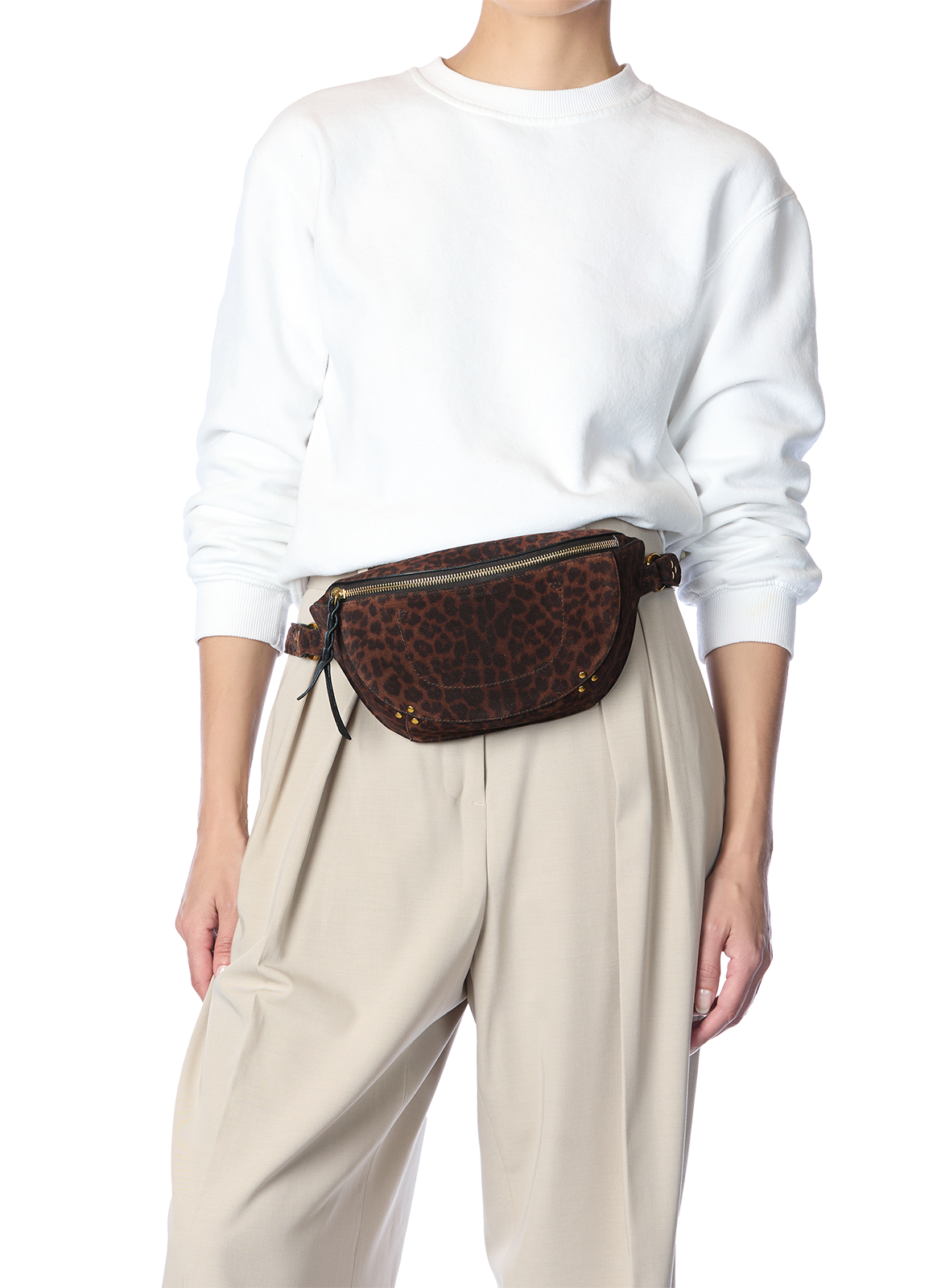 Printed leather belt bag  JÉRÔME DREYFUSS Multicolour