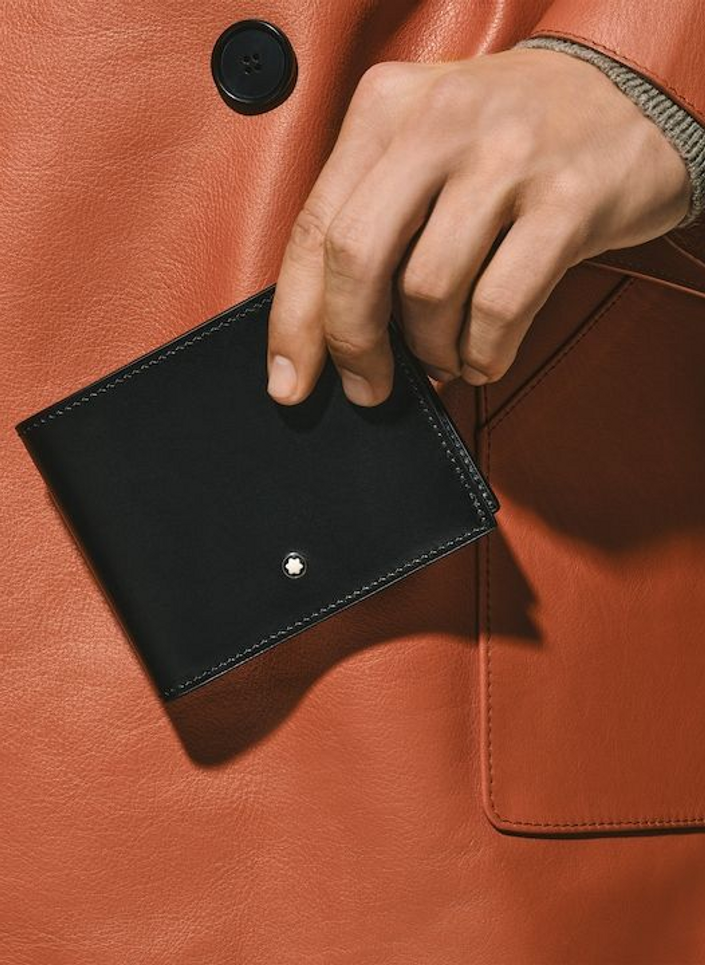 Portefeuille en cuir MONTBLANC Noir