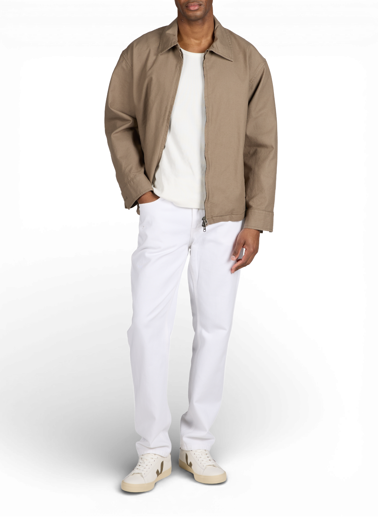 Débardeur en coton mélangé REPLAY Blanc