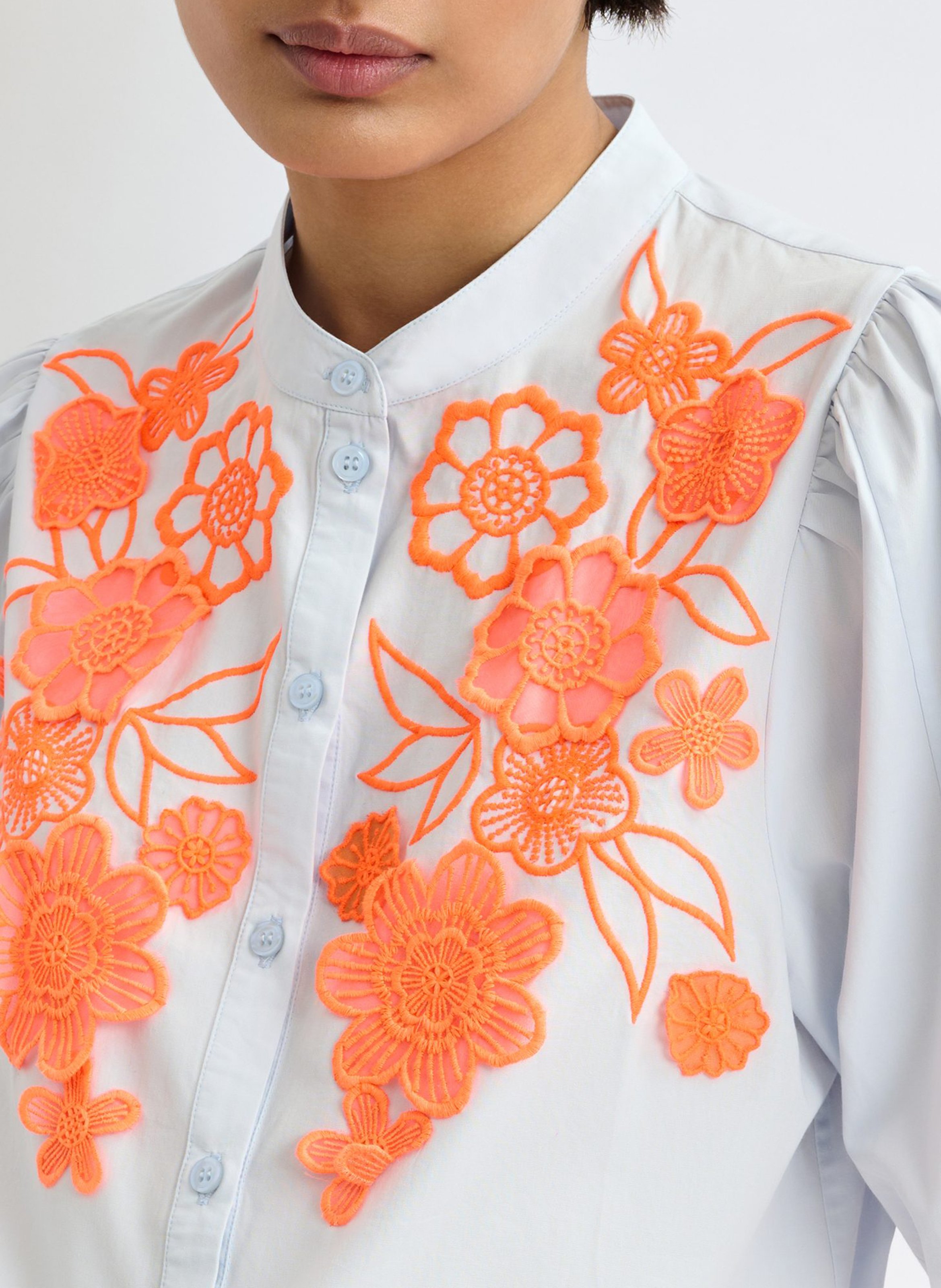 Chemise col rond en coton jorja ESSENTIEL ANTWERP Bleu