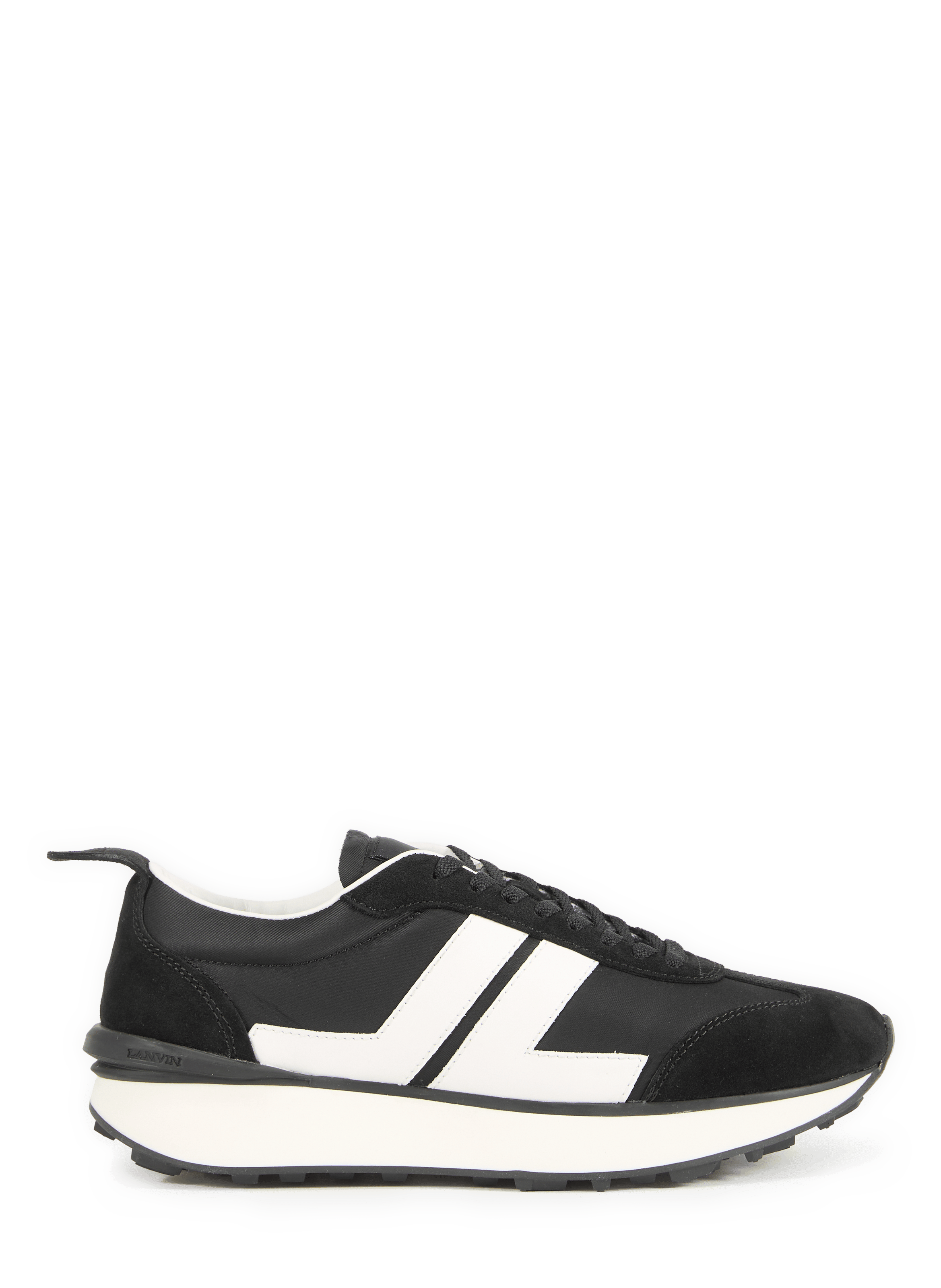 Baskets bases Bumpr compensées LANVIN Noir