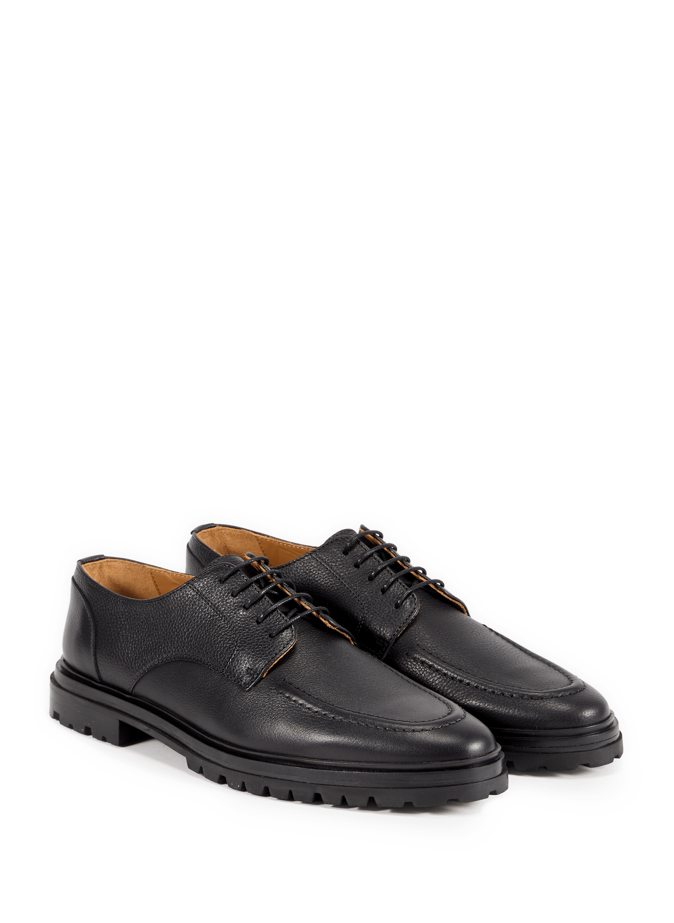 Derbies Niels en cuir grainé BOBBIES Noir