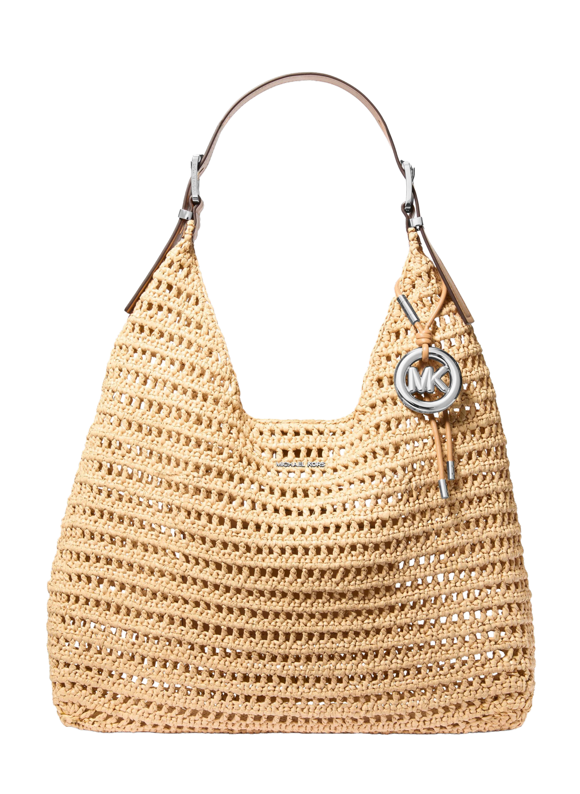 Grand sac porté épaule Nolita en crochet MICHAEL KORS Marron