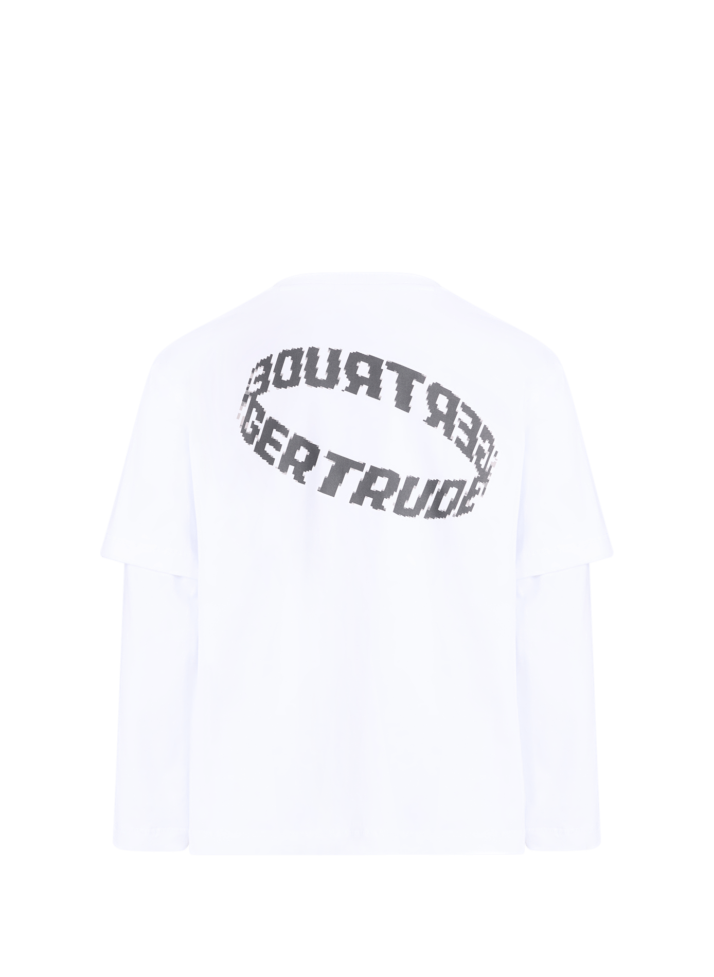 Round neck cotton t-shirt GERTRUDE ET GASTON White