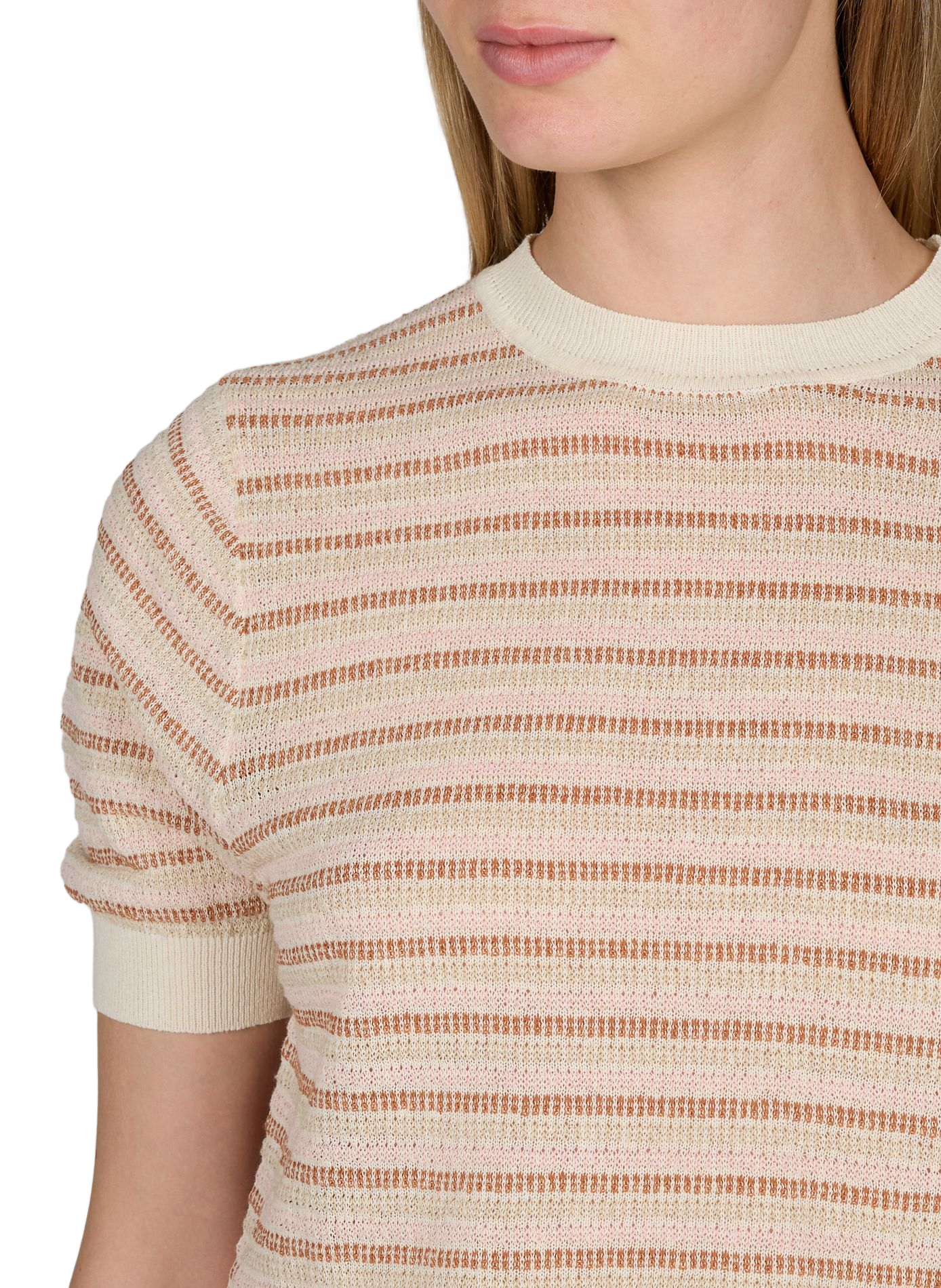 Top Lyseane en lin et coton ARTLOVE Rouge