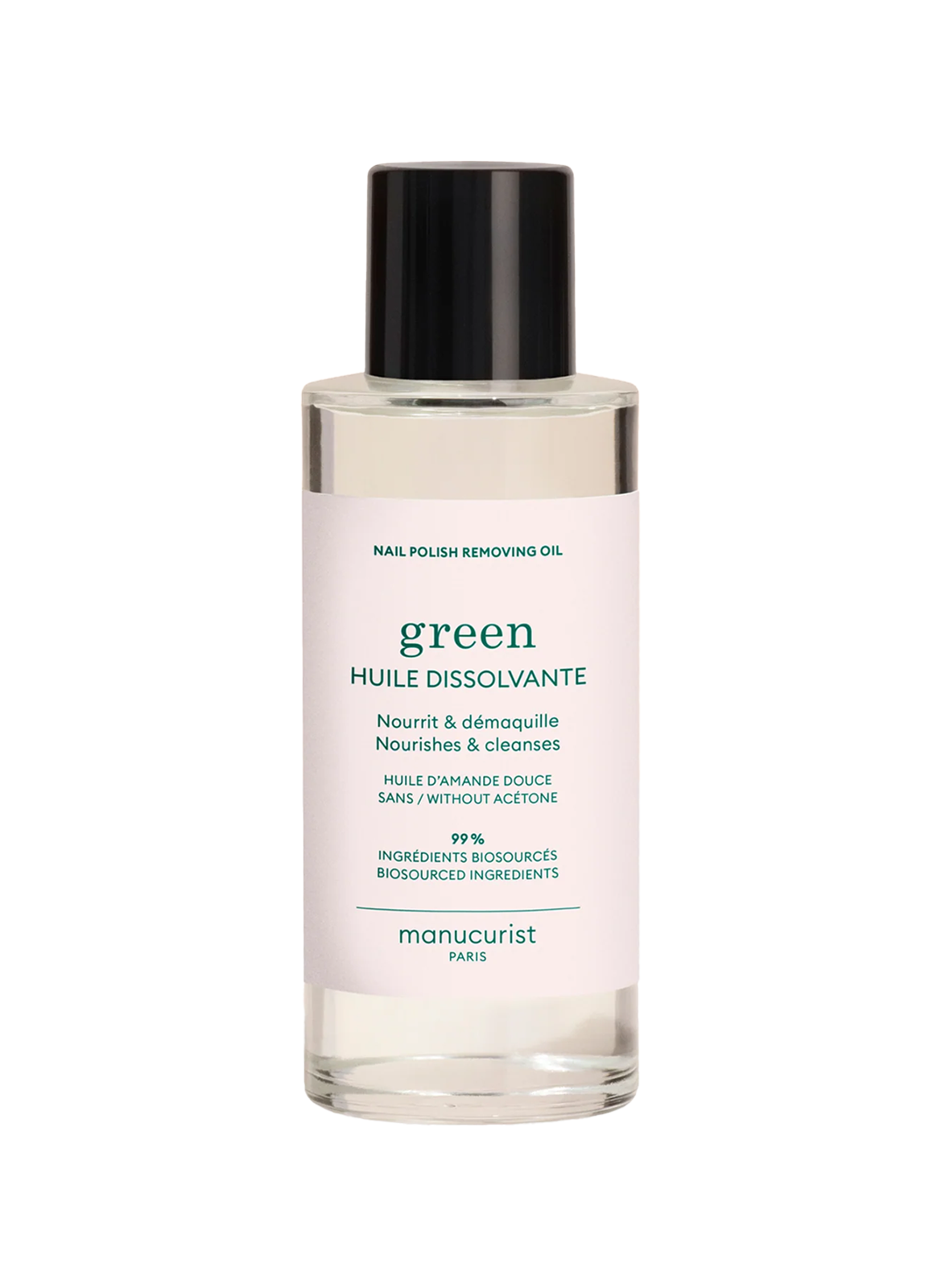 Green Nail Polish Remover MANUCURIST No color
