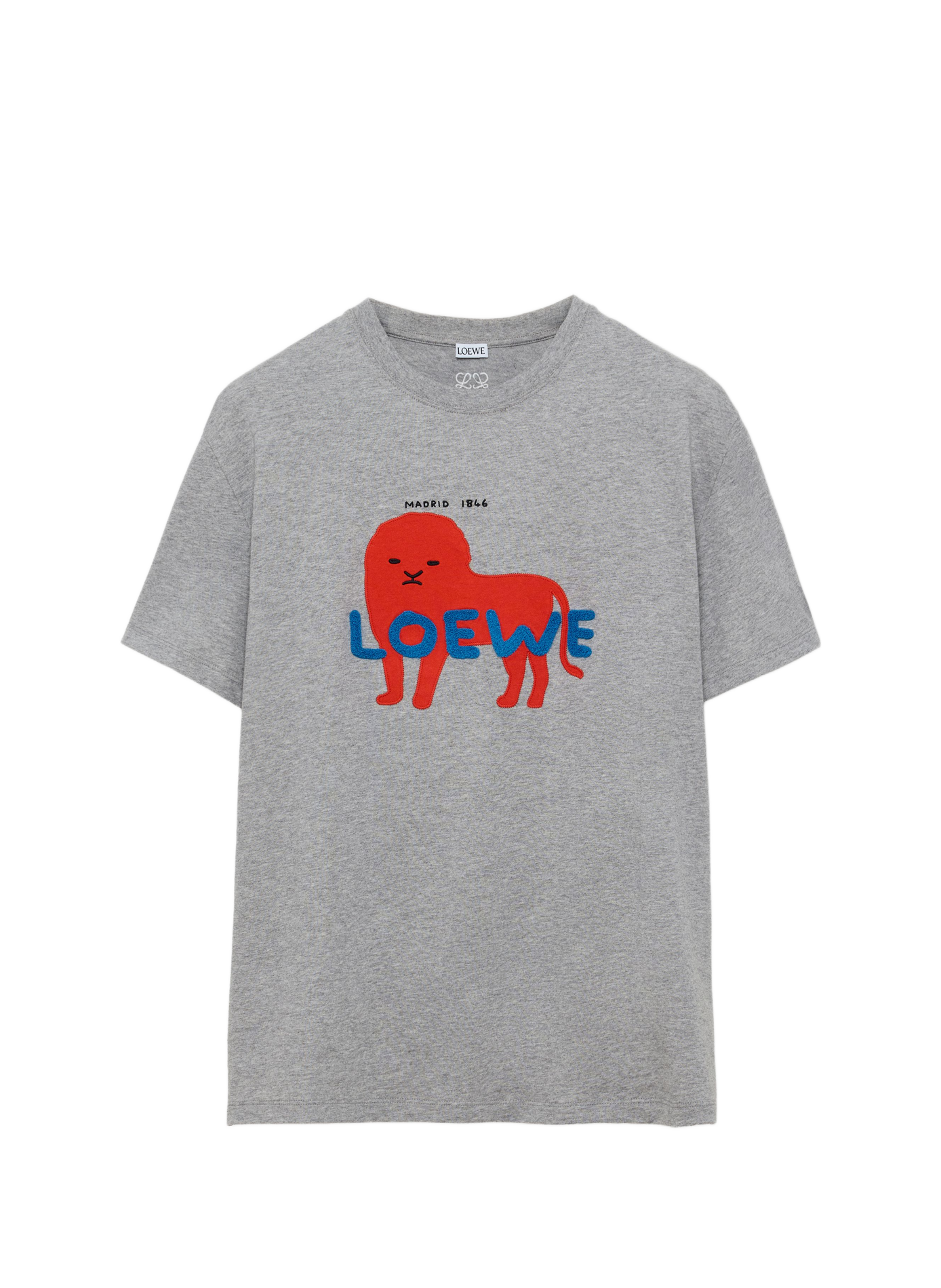 Capsule 180 ans - T-shirt décontracté en coton LOEWE Grau