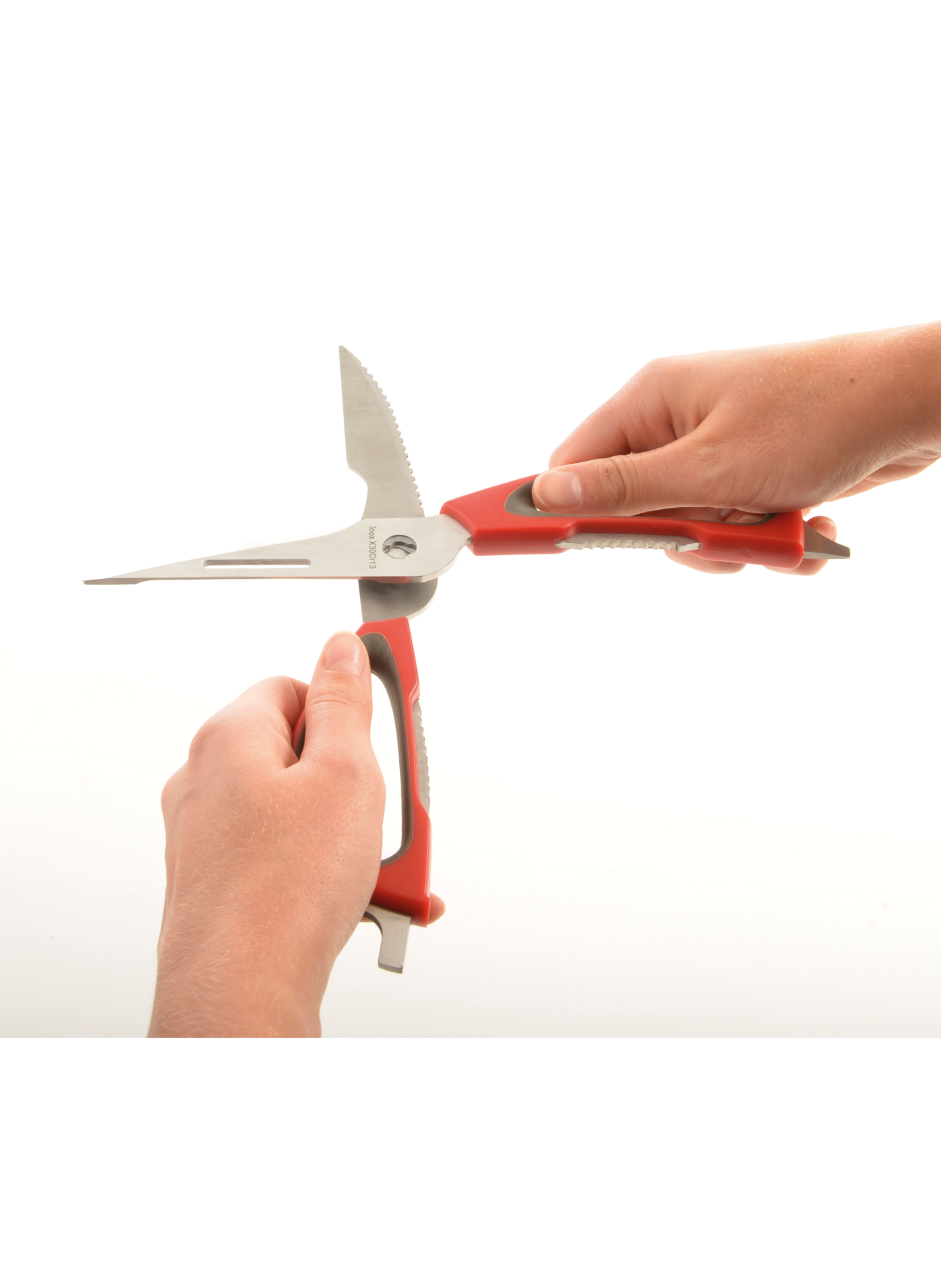 Multifunctional kitchen scissors MASTRAD Red