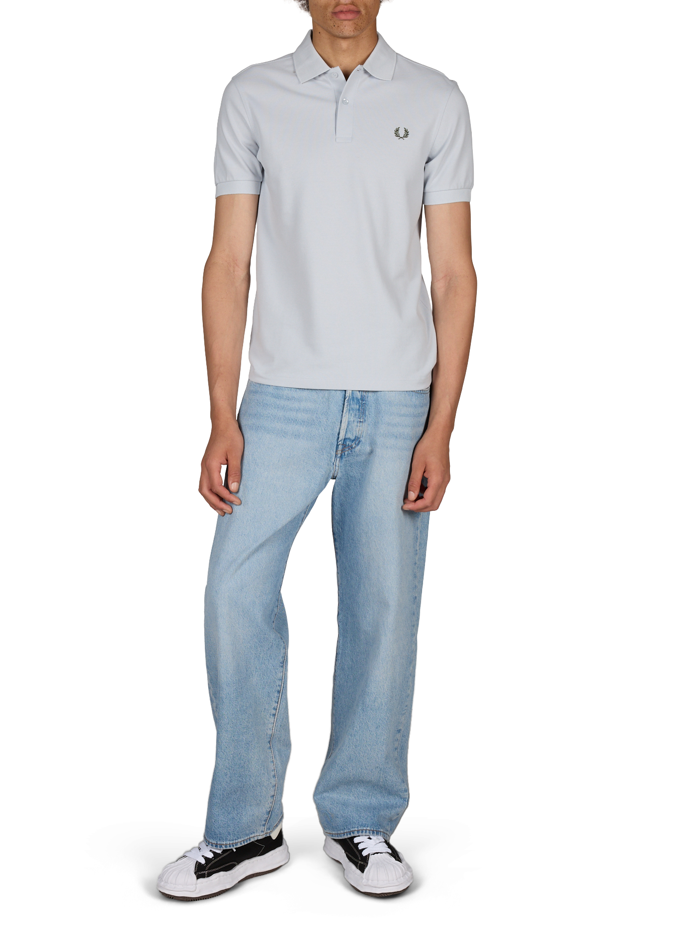 Piqué katoenen polo FRED PERRY Blauw