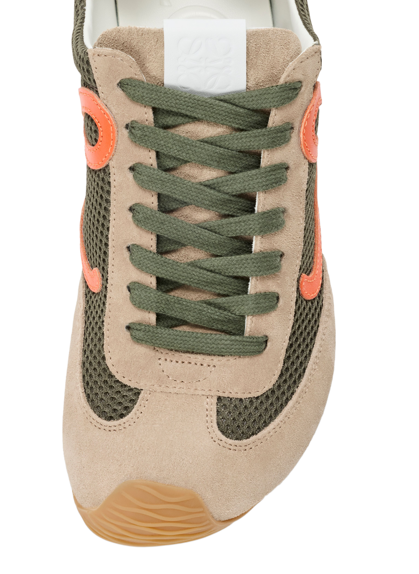 Sneakers Ballet Runner 2.0 in suède leer en technisch mesh LOEWE Groen