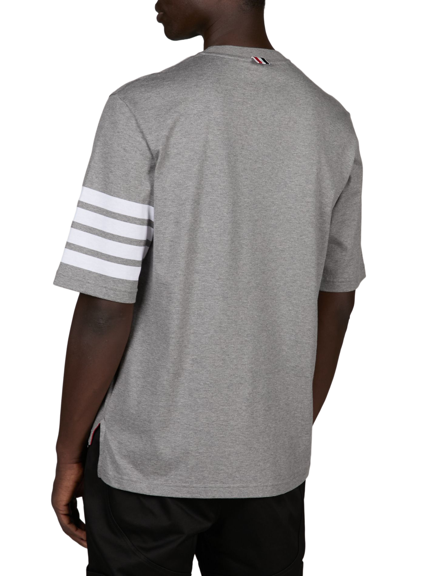 Katoenen T-shirt THOM BROWNE Grijs