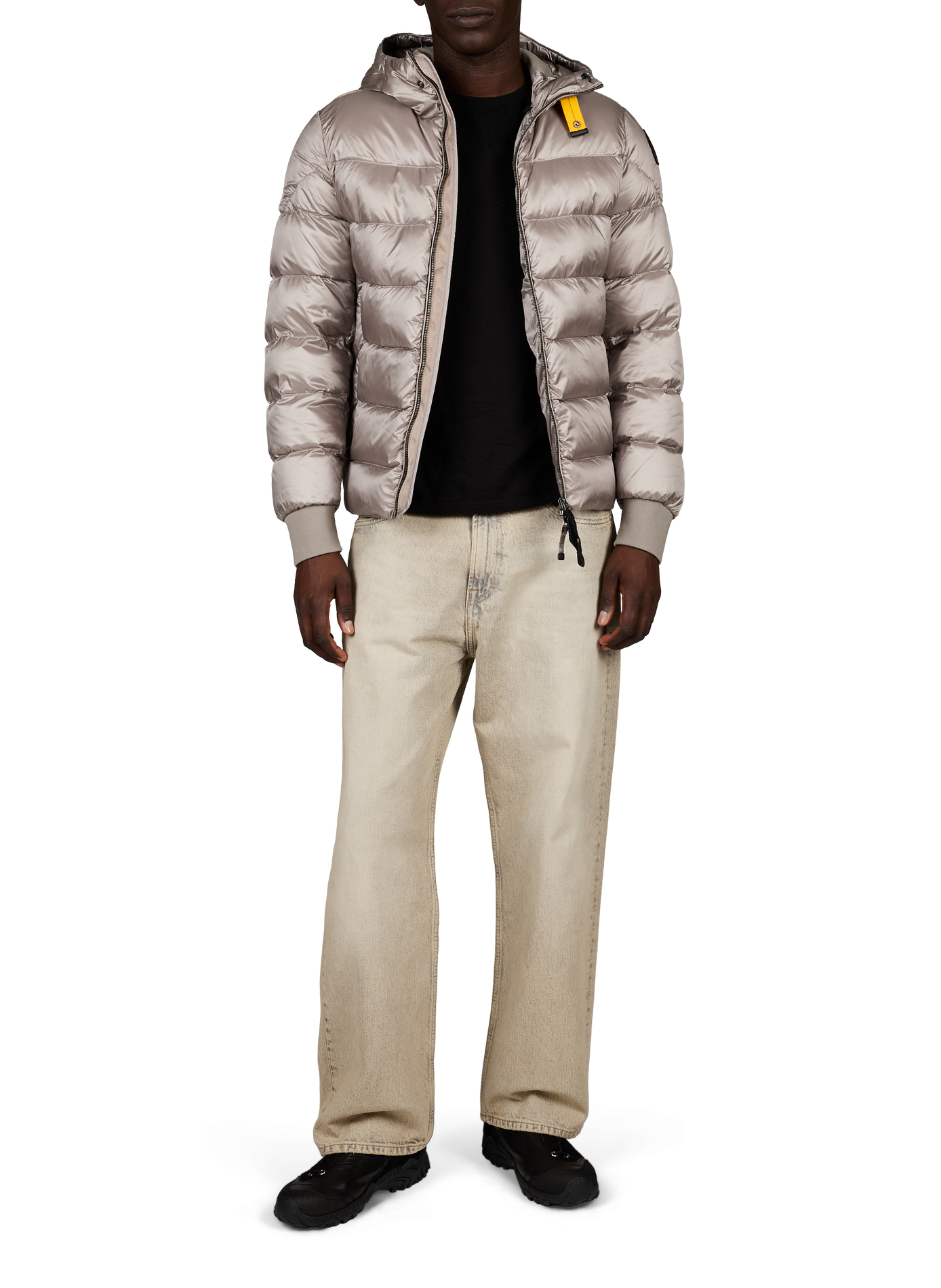 Doudoune matelassé Pharr à capuche PARAJUMPERS Gris