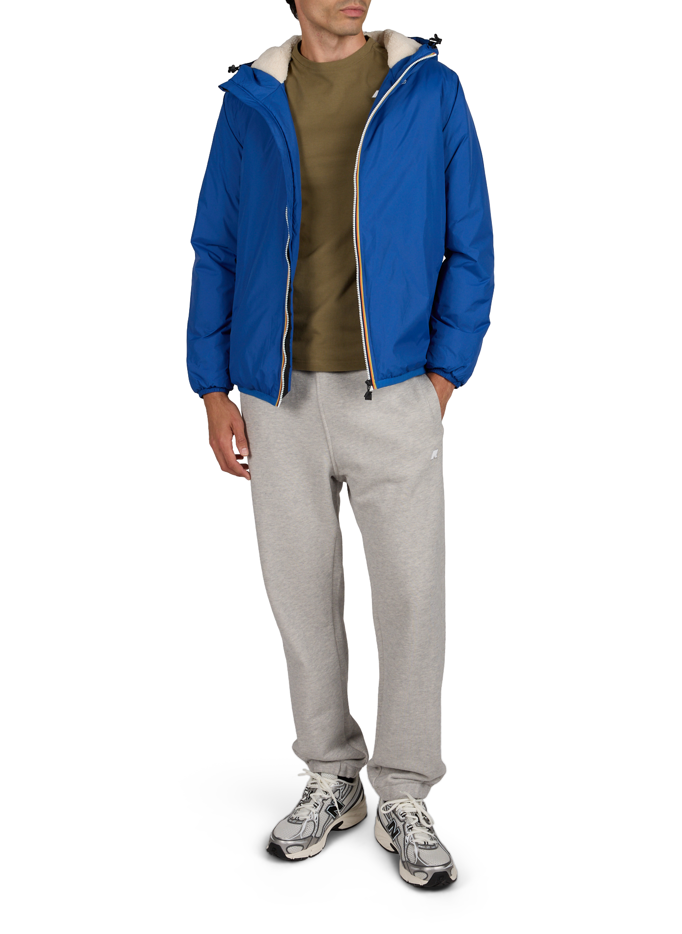 Jacket The Real Claude K-WAY Blue