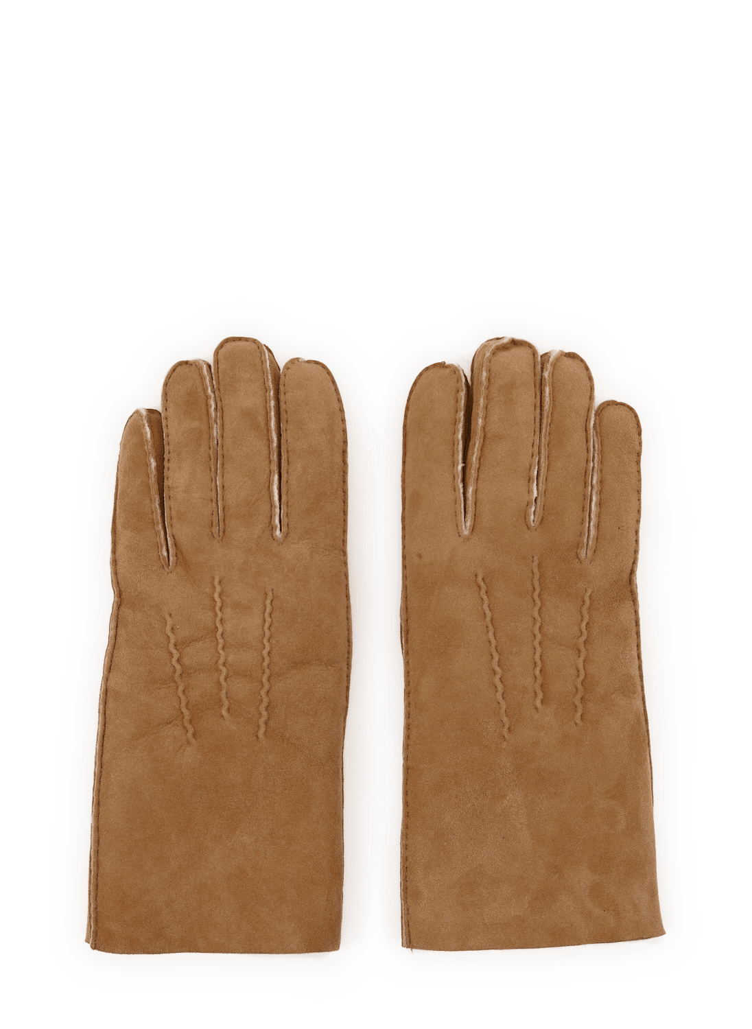 Gefütterte Wildlederhandschuhe SAISON 1865 Beige