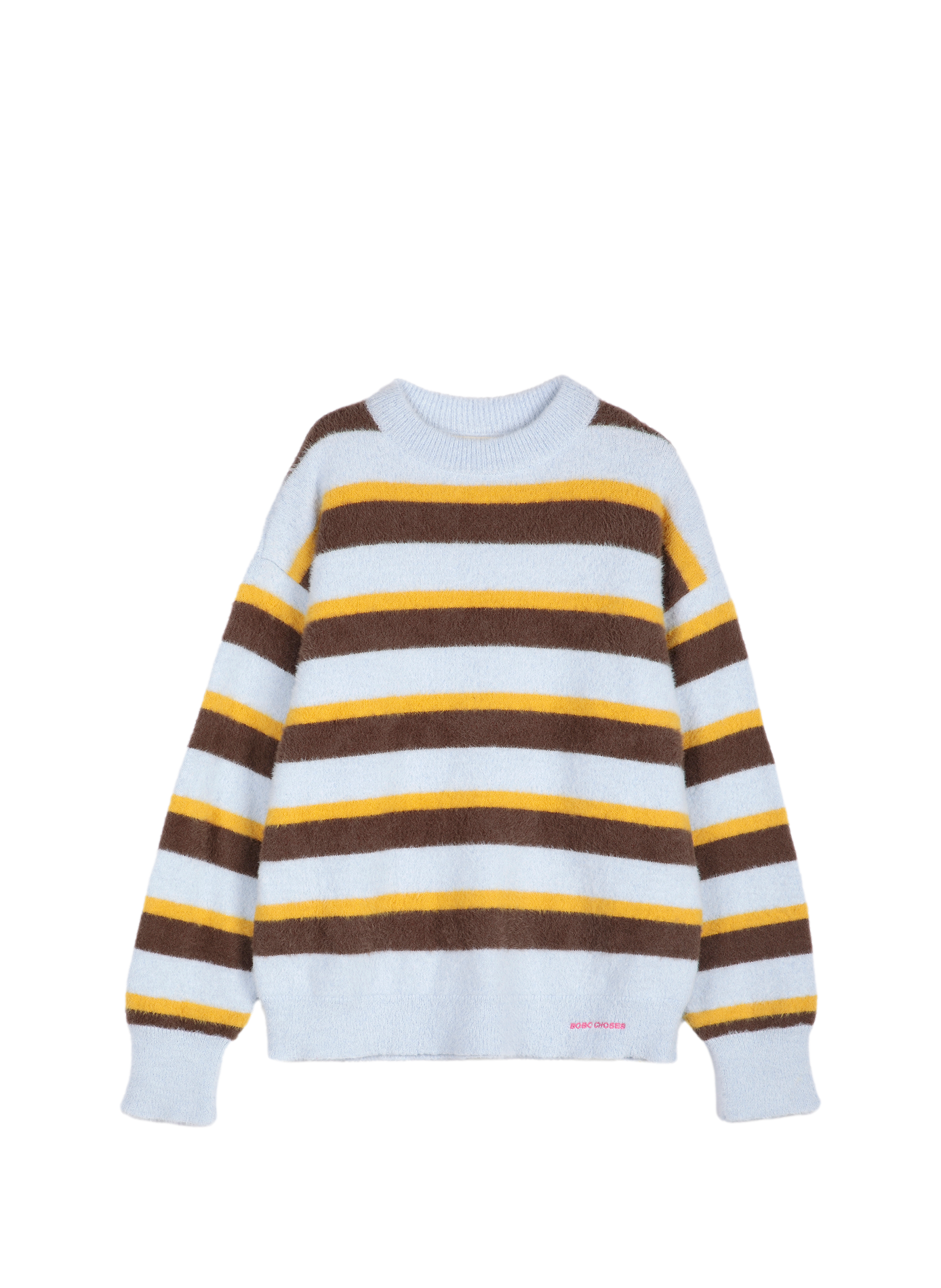Pull ample col rond à rayures BOBO CHOSES Multicolour