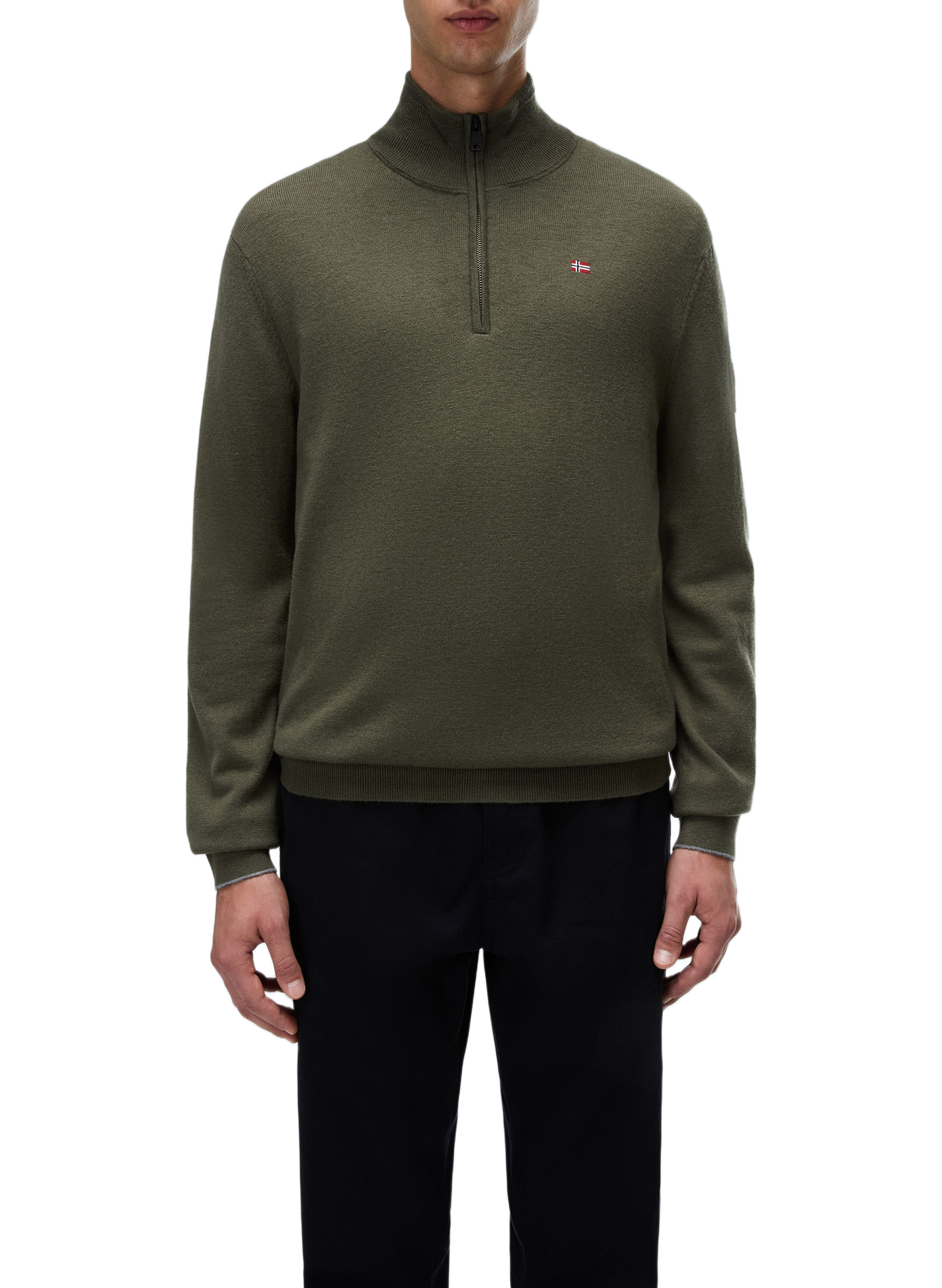 Damavand wool sweater NAPAPIJRI Khaki