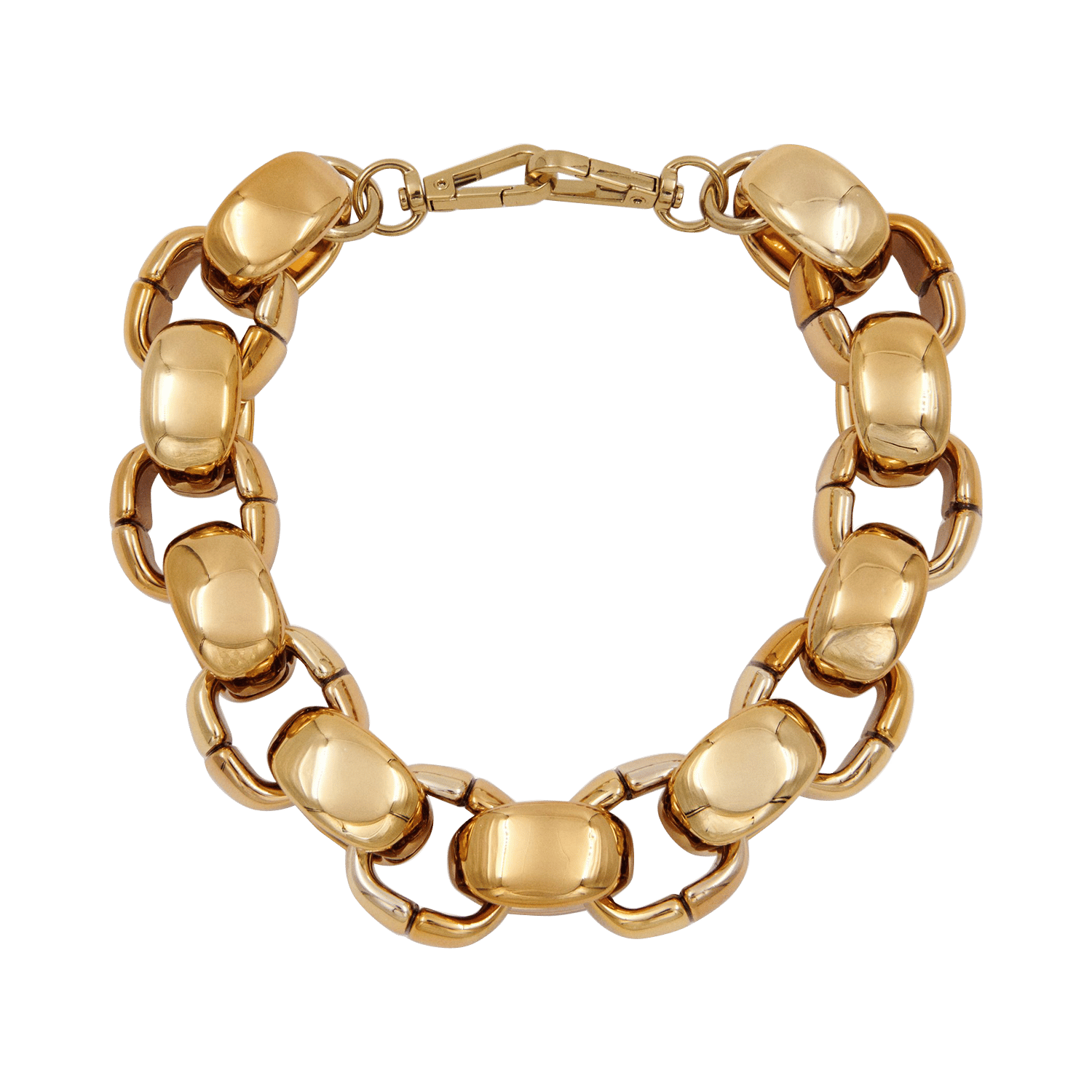 Collier à maillons épais kurve ESSENTIEL ANTWERP Doré