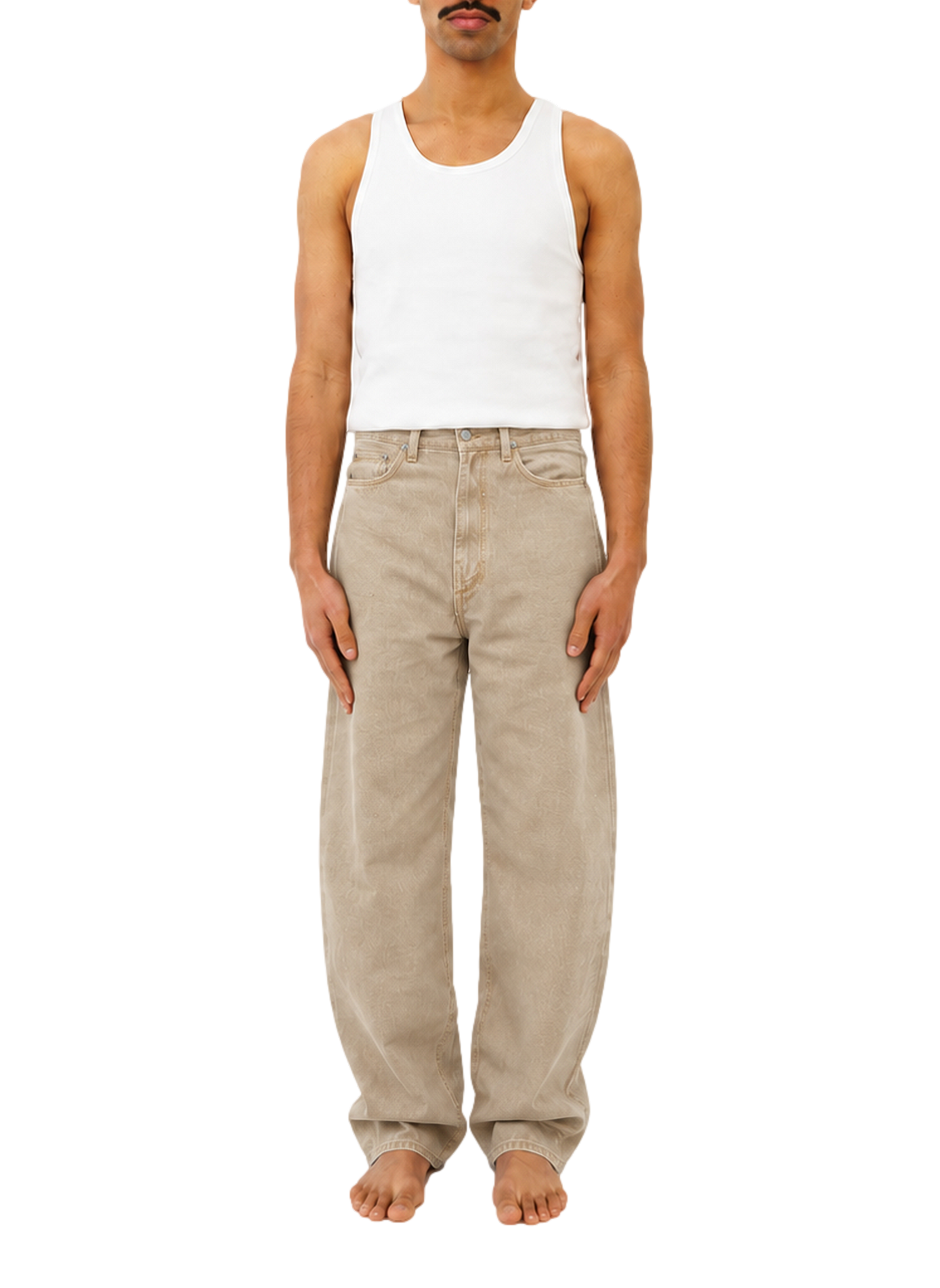 DN.88 cotton balloon jeans ATELIERS DE NIMES Beige