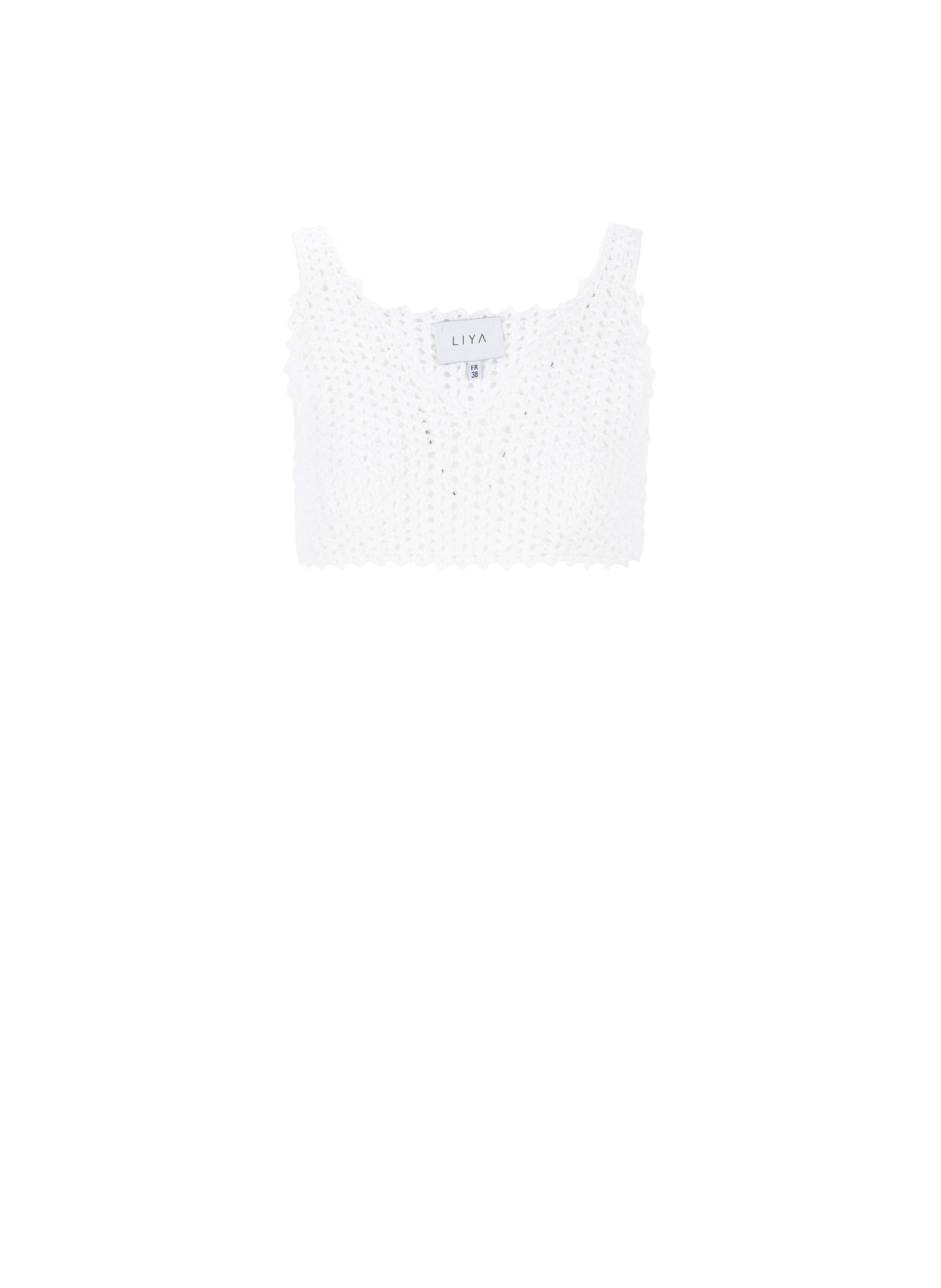 Haut crochet en coton