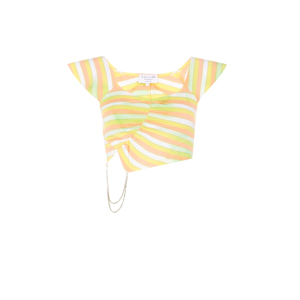 T-shirt rayé en coton