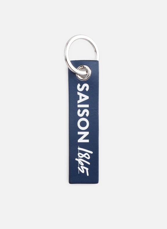 Porte-clés en cuir Bleu by SAISON 1865 SAISON 1865 Porte-clés en cuir Bleu