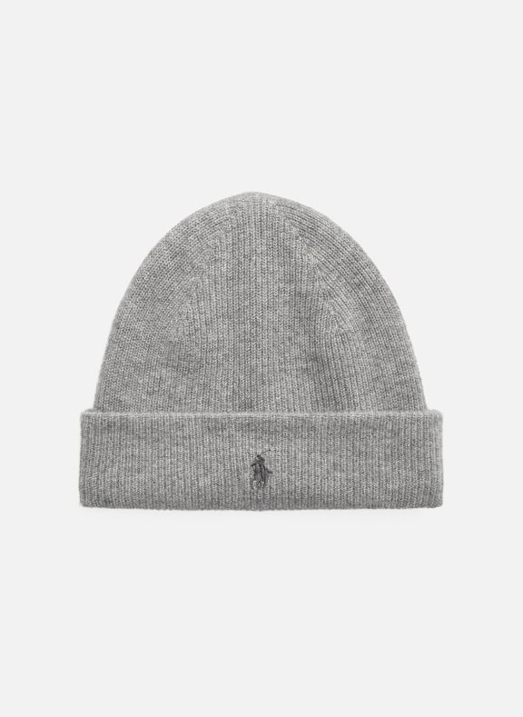 Bonnet en coton Gris by POLO RALPH LAUREN POLO RALPH LAUREN Bonnet en coton Gris