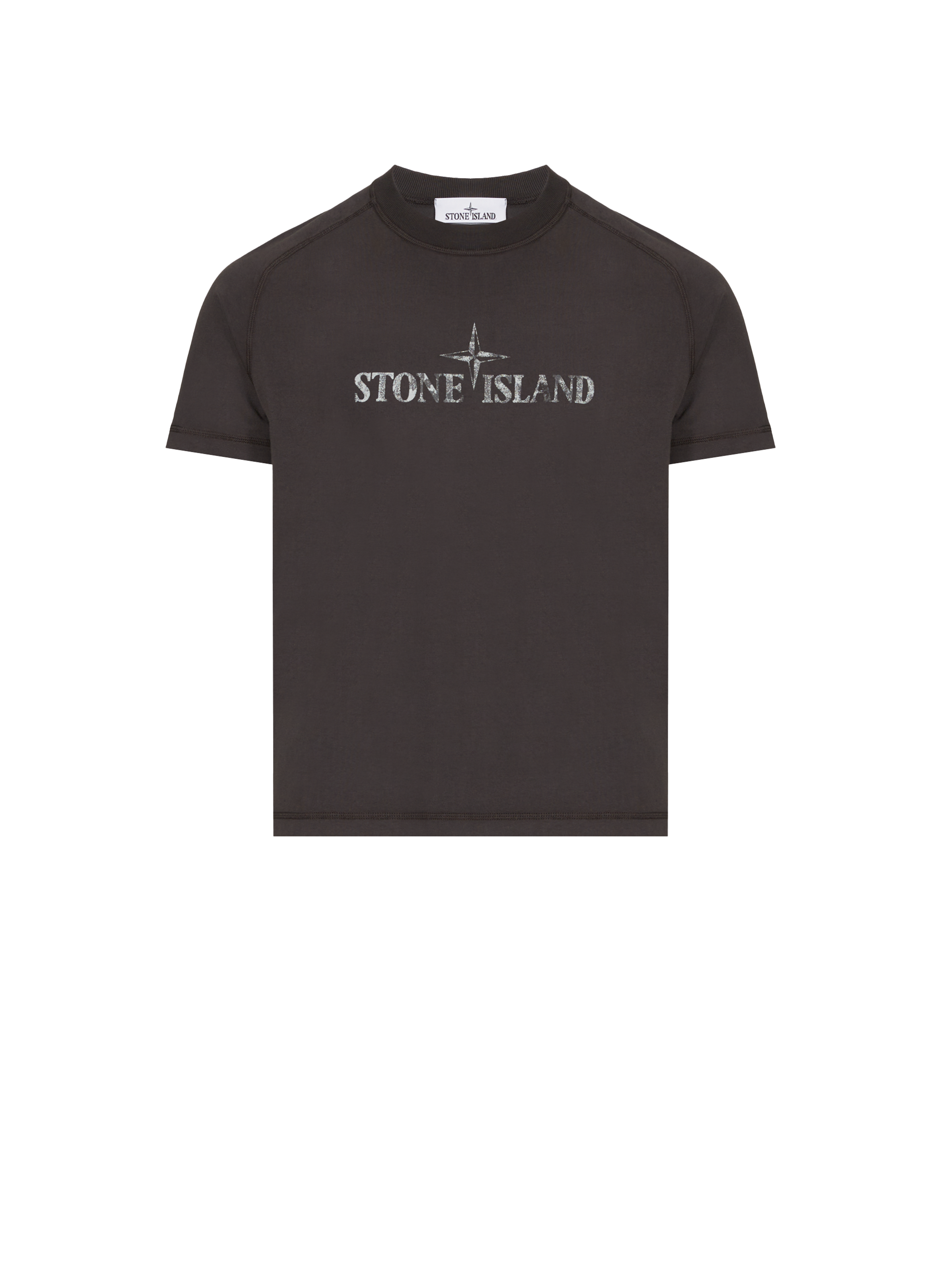T-shirt en coton STONE ISLAND Gris