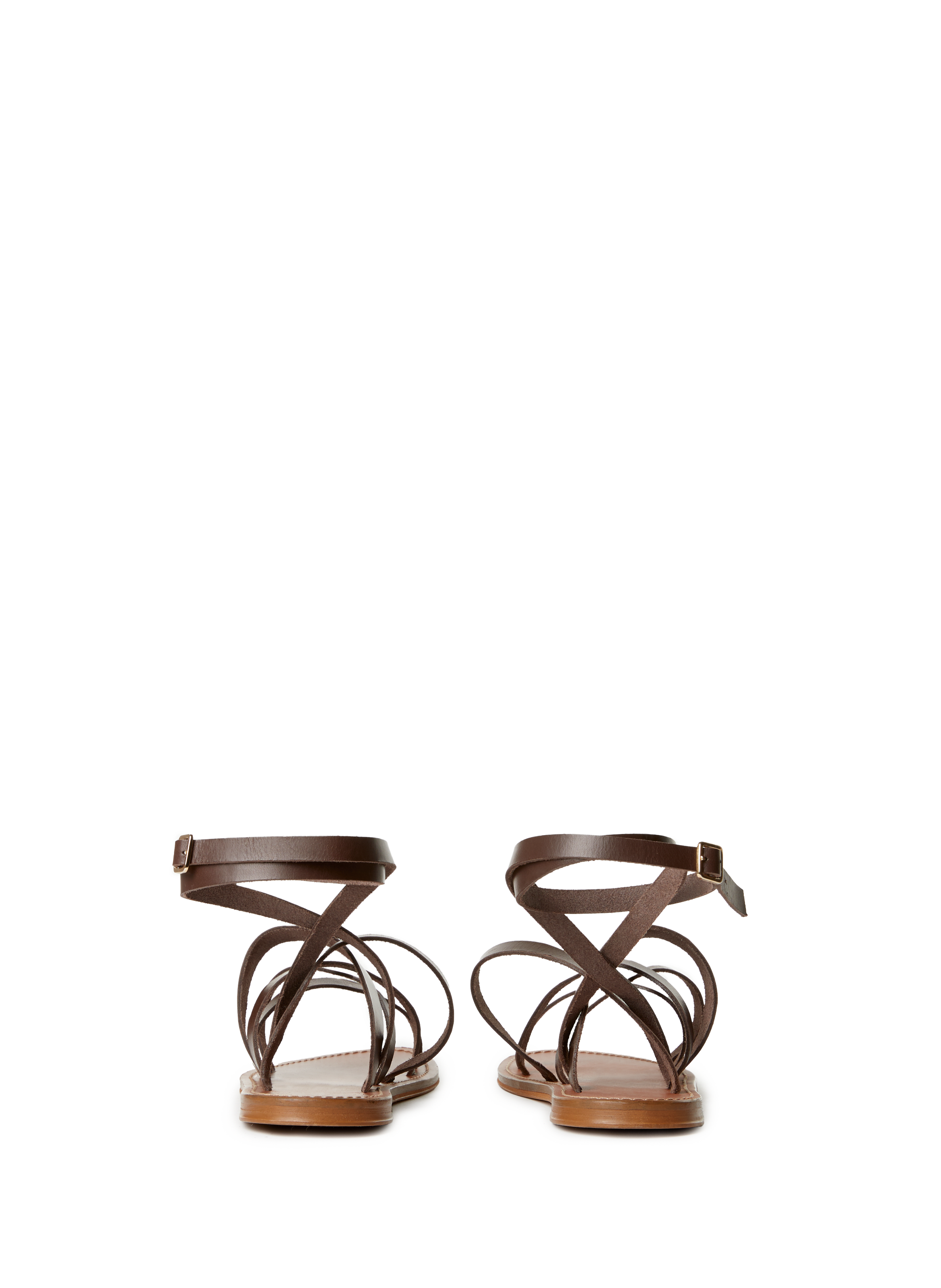 Leather sandal by CELINE SAISON 1865 Brown