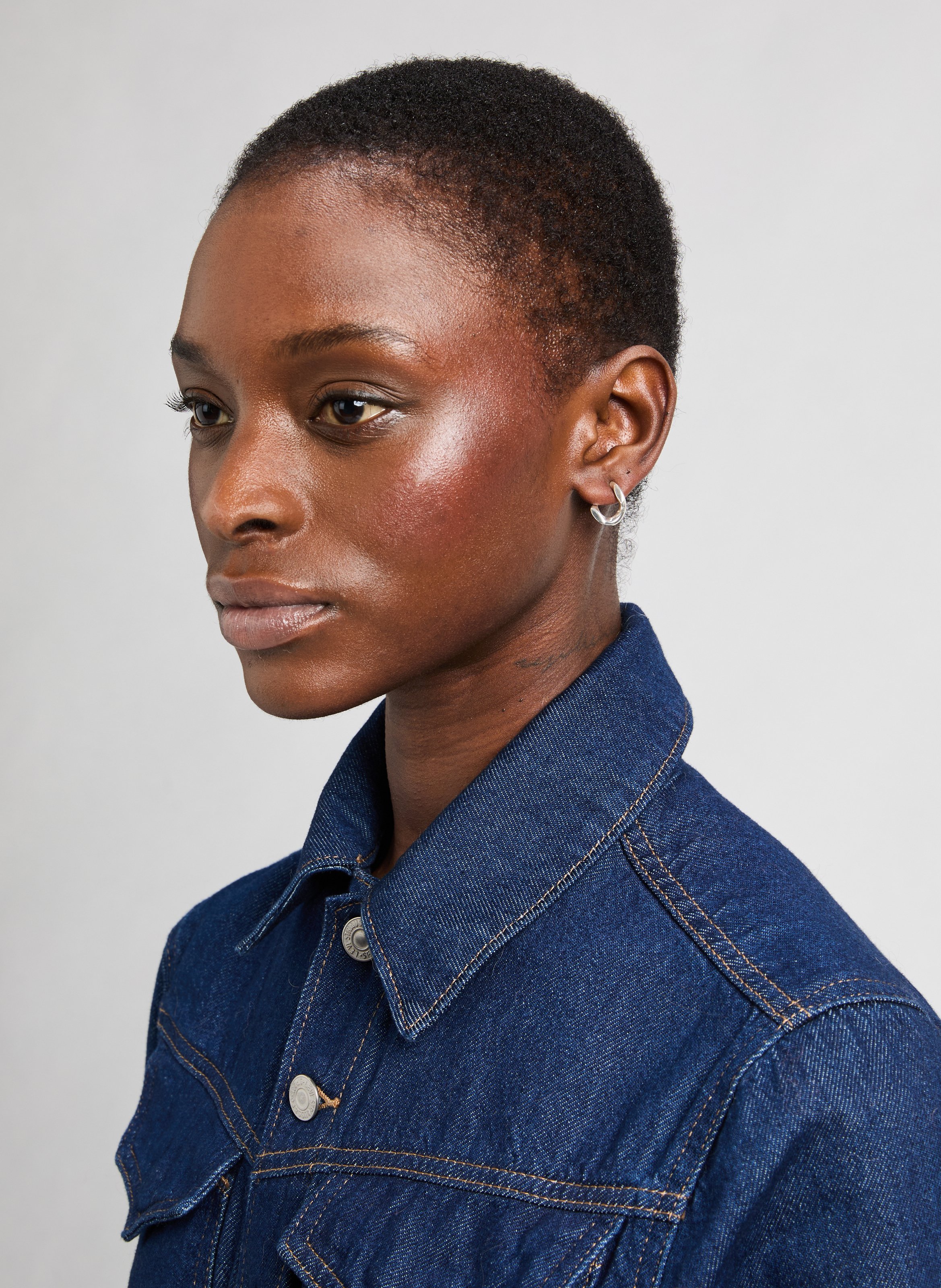 Boucles d'Oreilles Pierced Chain ANNELISE MICHELSON Argent