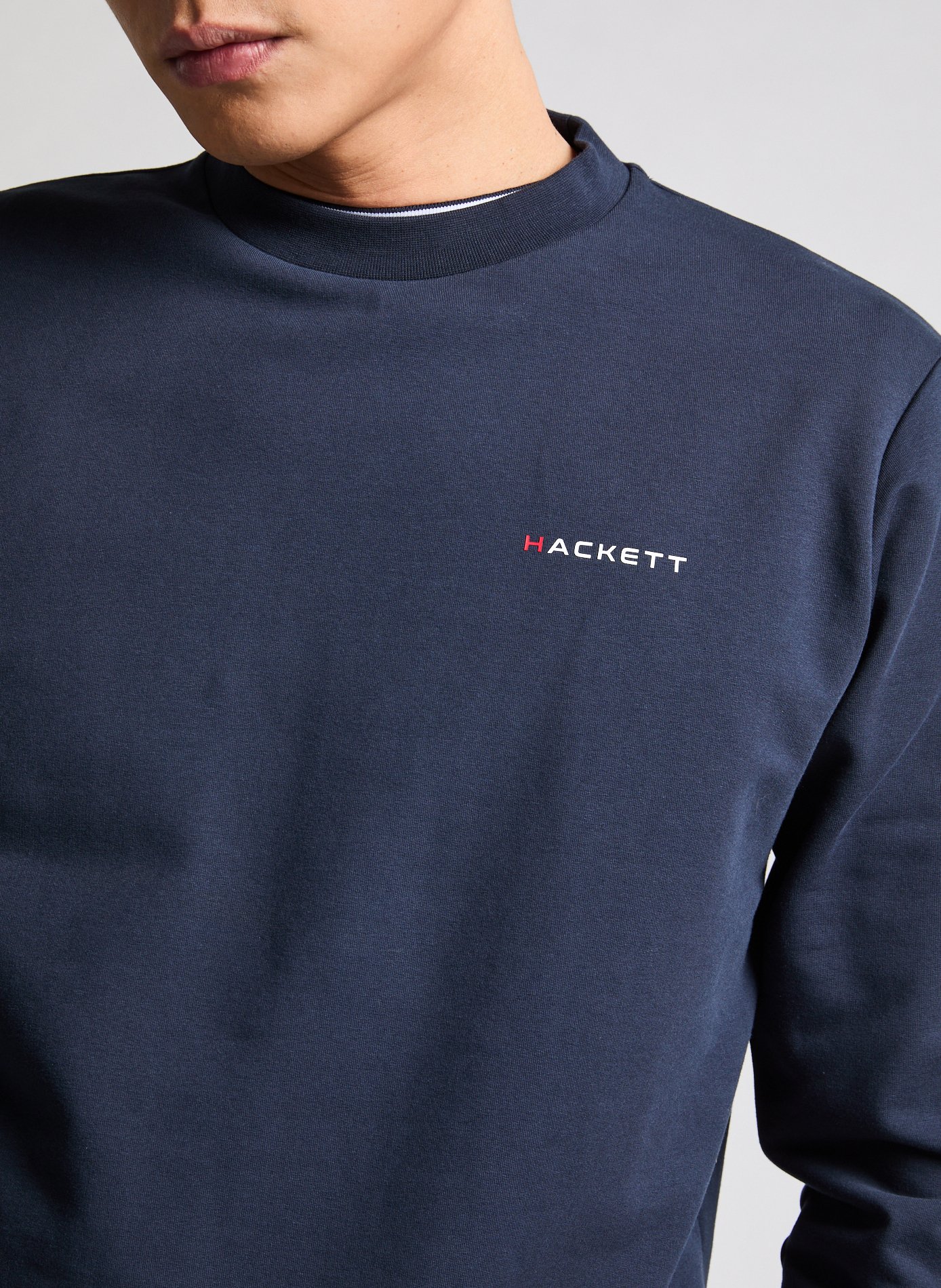 Baumwollpullover HACKETT Blau