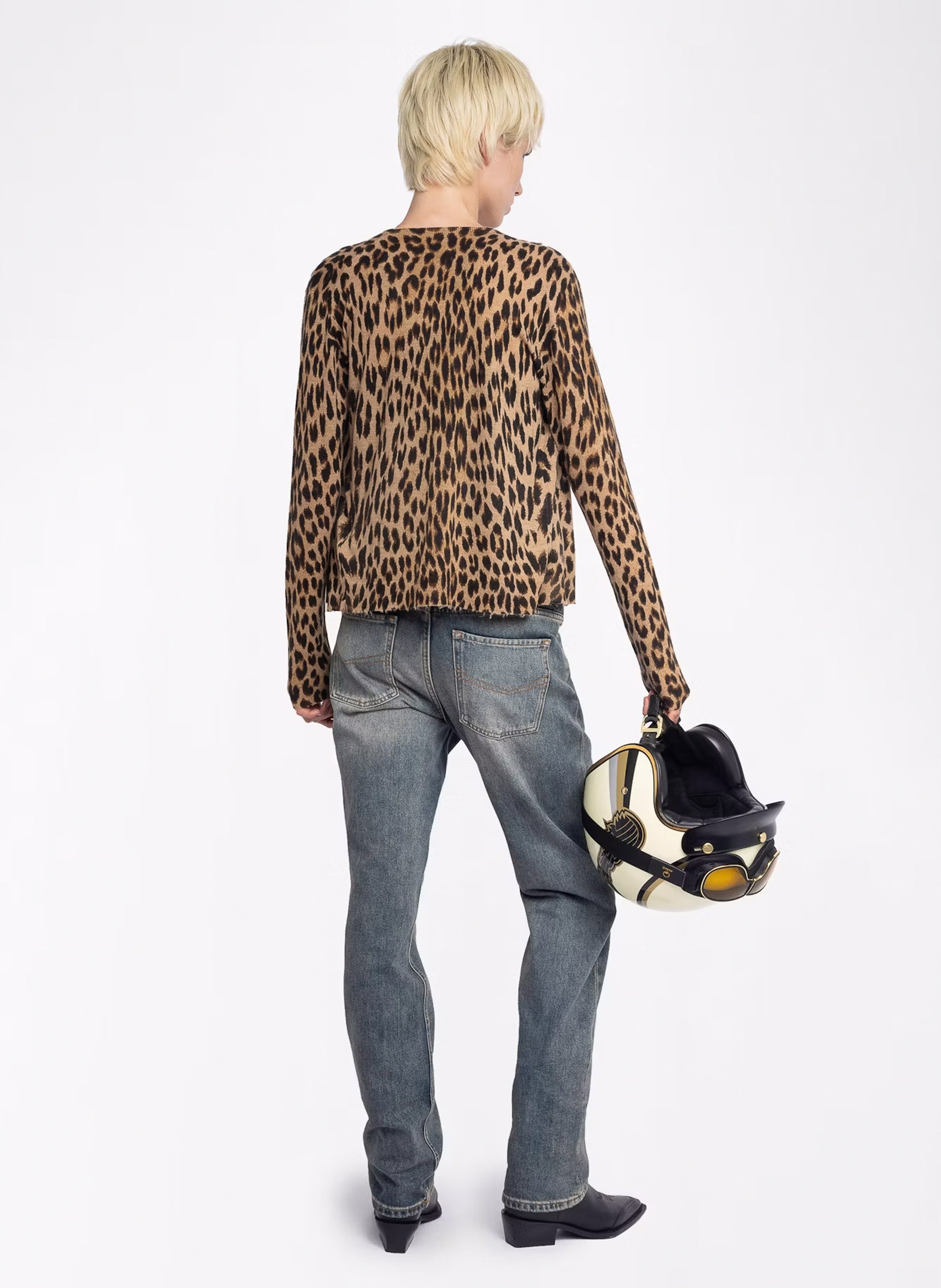 Cardigan col v en cachemire manala ZADIG&VOLTAIRE Marron