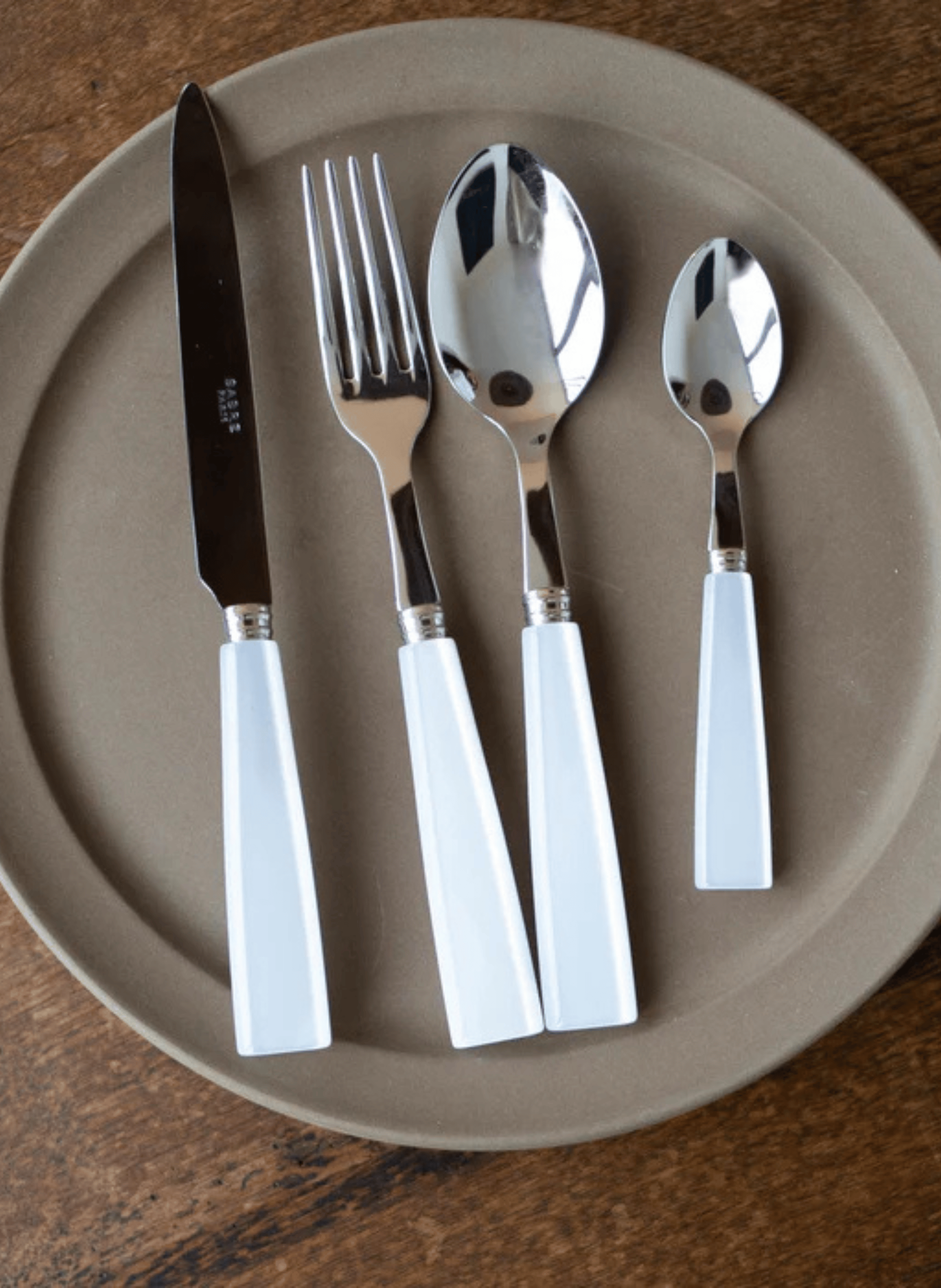 Cuillère à  soupe, icône SABRE PARIS Blanc