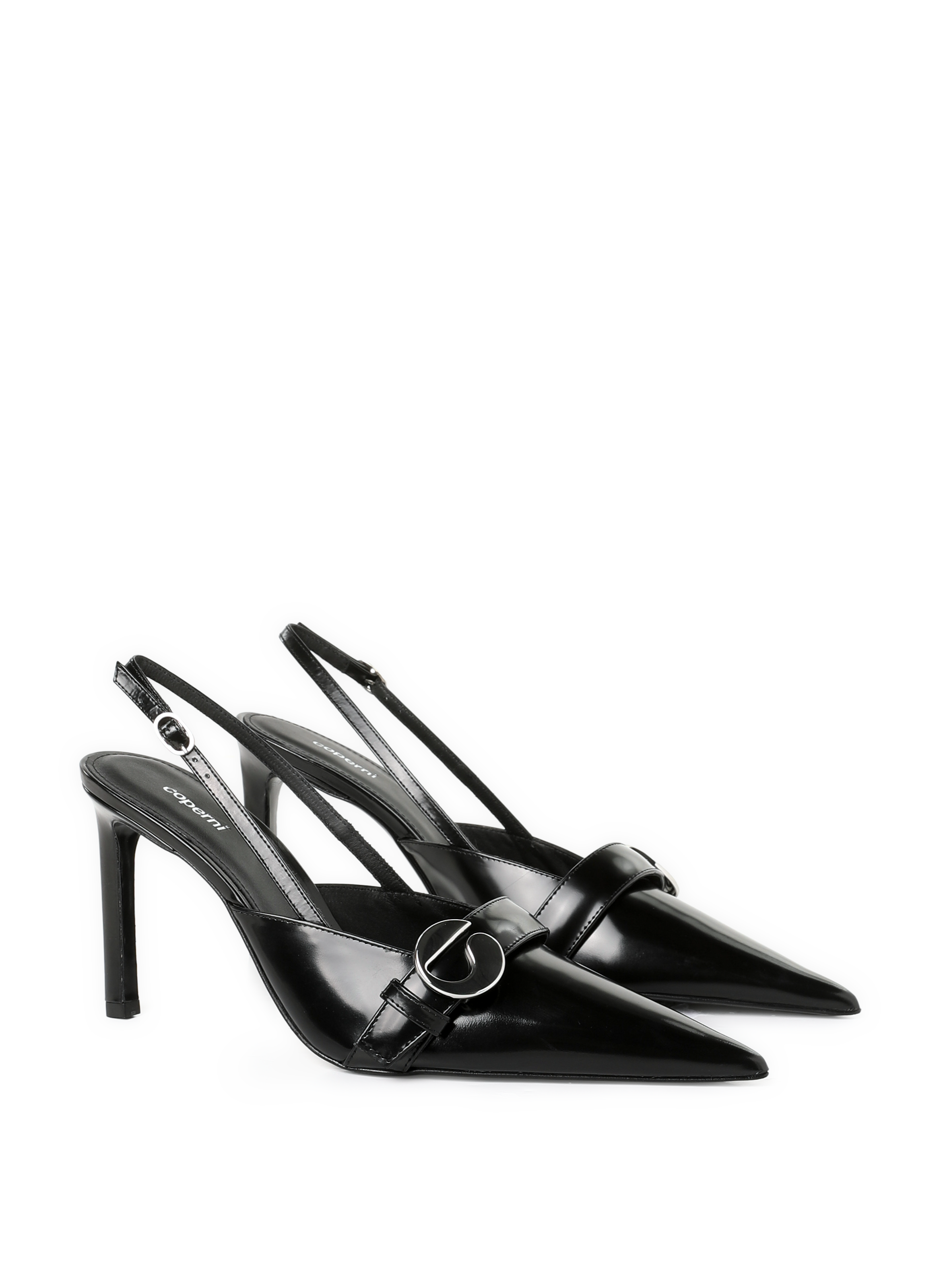 Belt leather pumps COPERNI Black