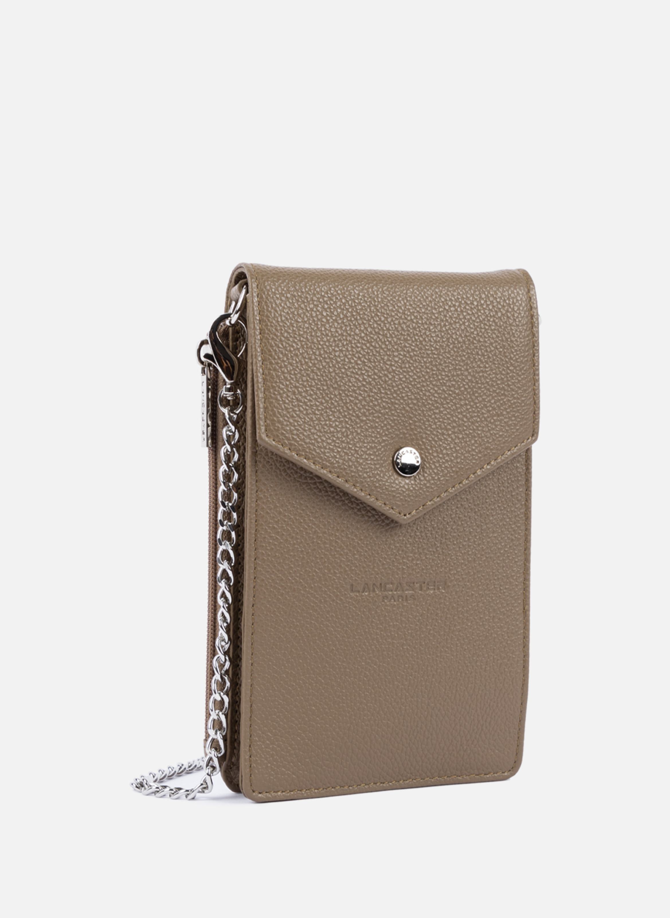 Pochette smartphone - foulonné pm LANCASTER Marron