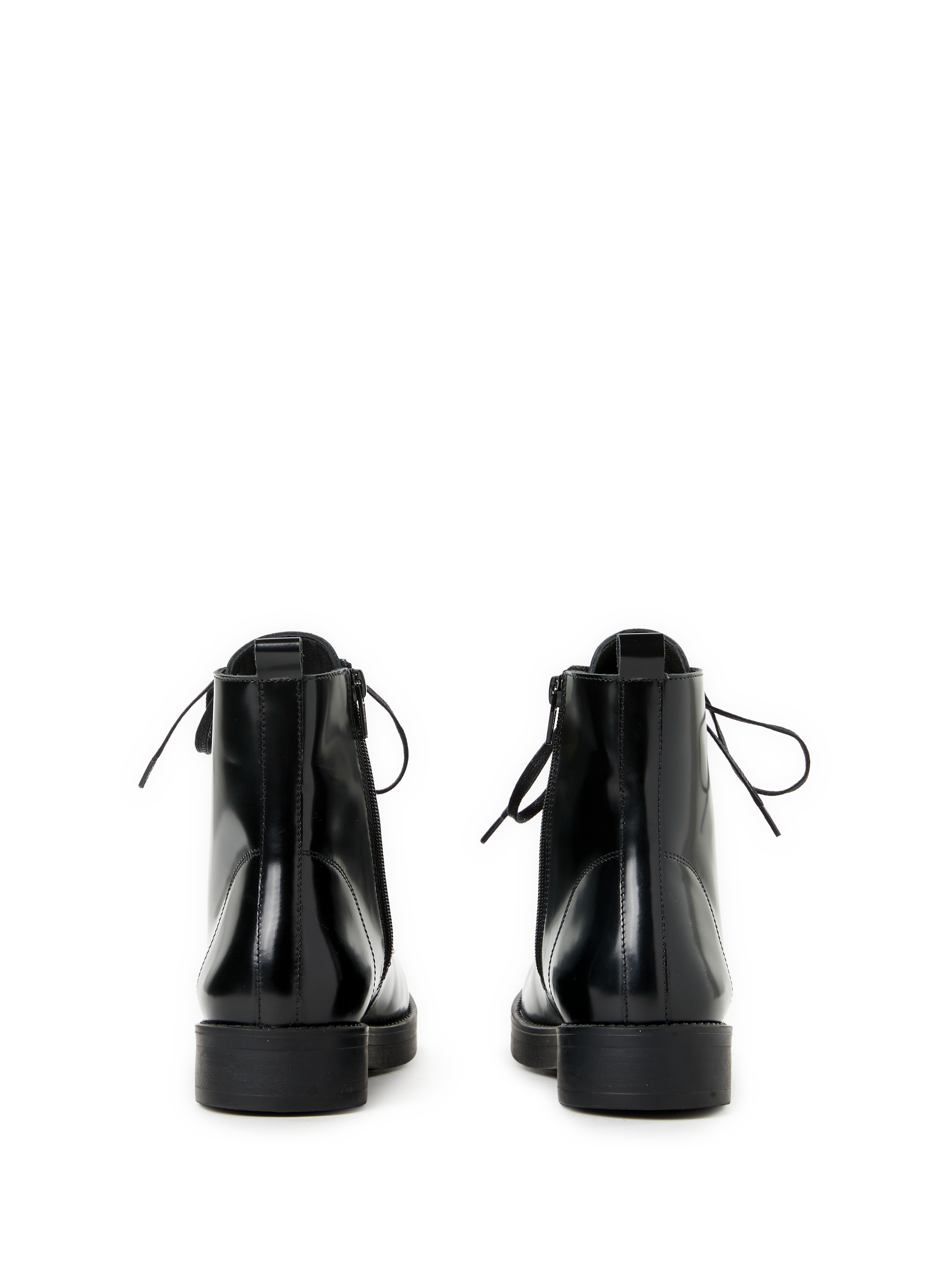 Bottines à lacets Dao en cuir  SAISON 1865 Noir