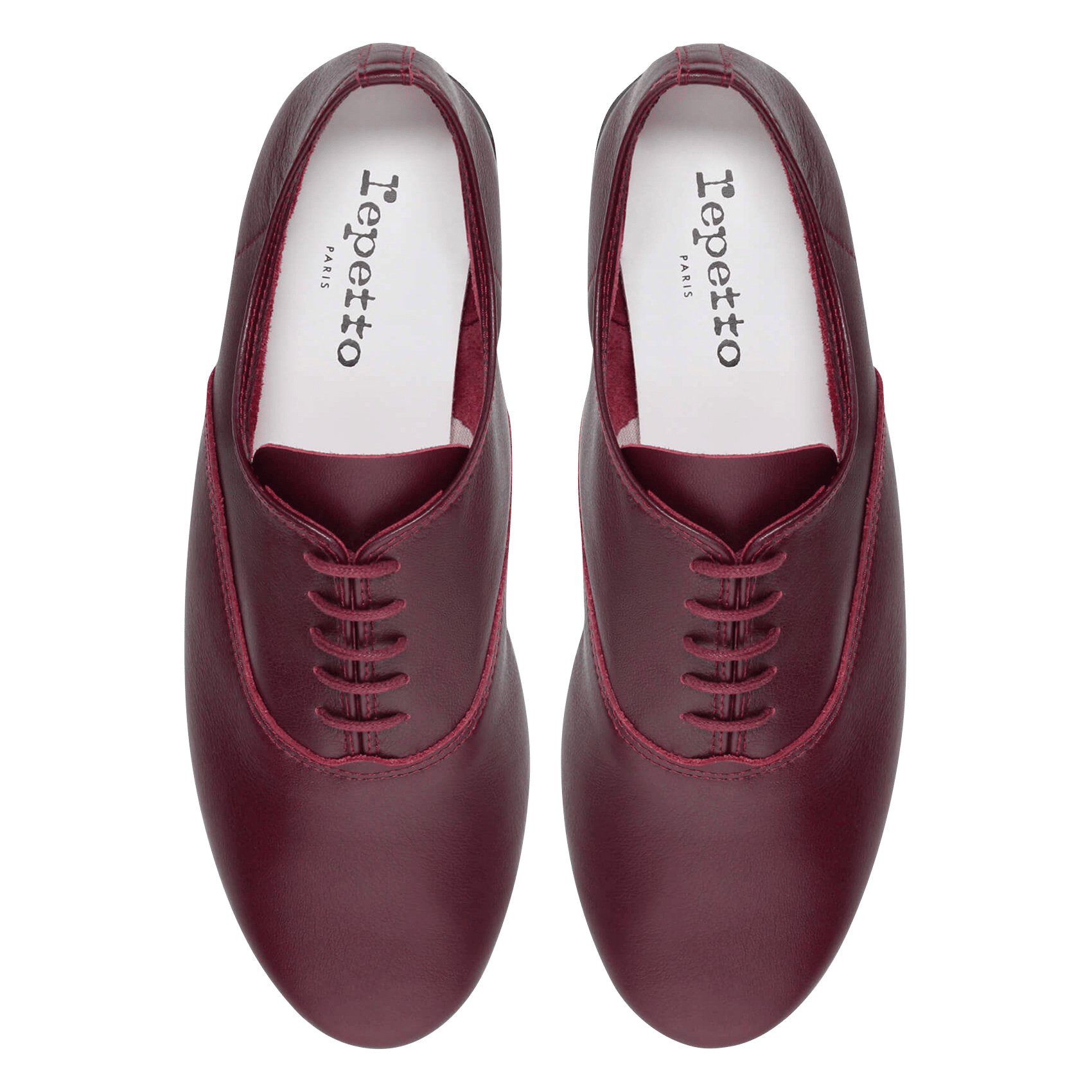 Richelieus en cuir zizi REPETTO Rouge