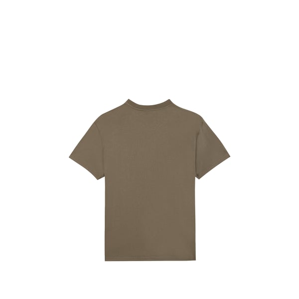 T-shirt brodé en coton Marron M Male