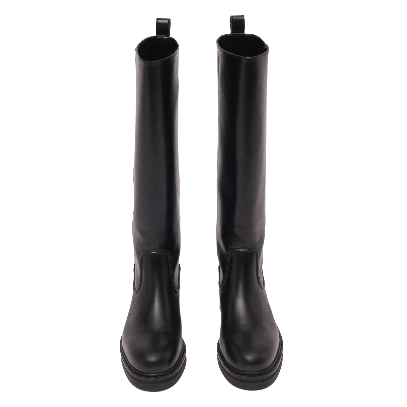 Bottes en cuir MAJE Noir