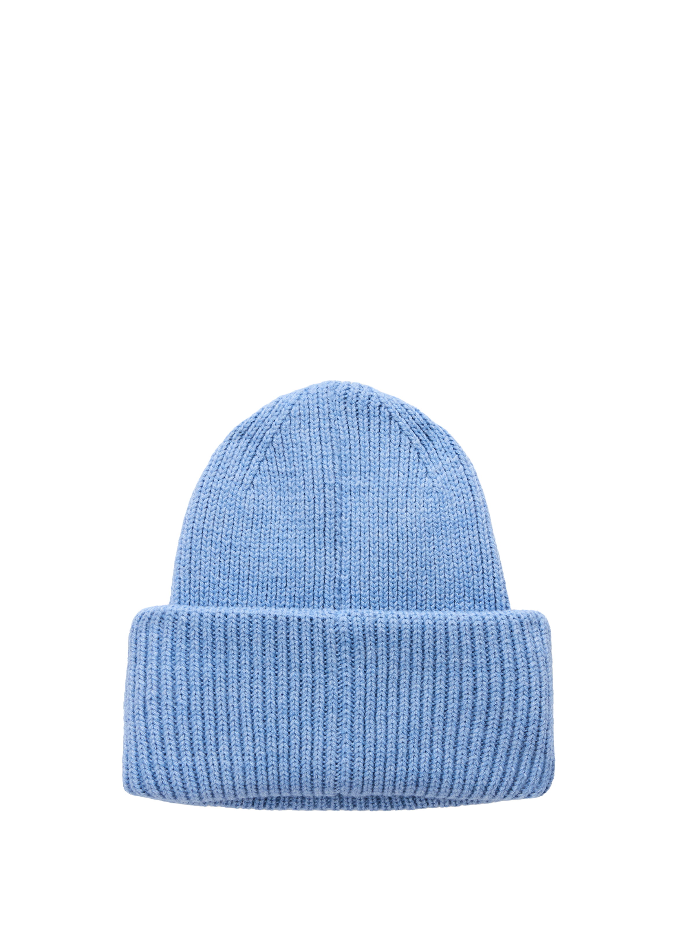 Ribbed wool blend beanie NAPAPIJRI Blue