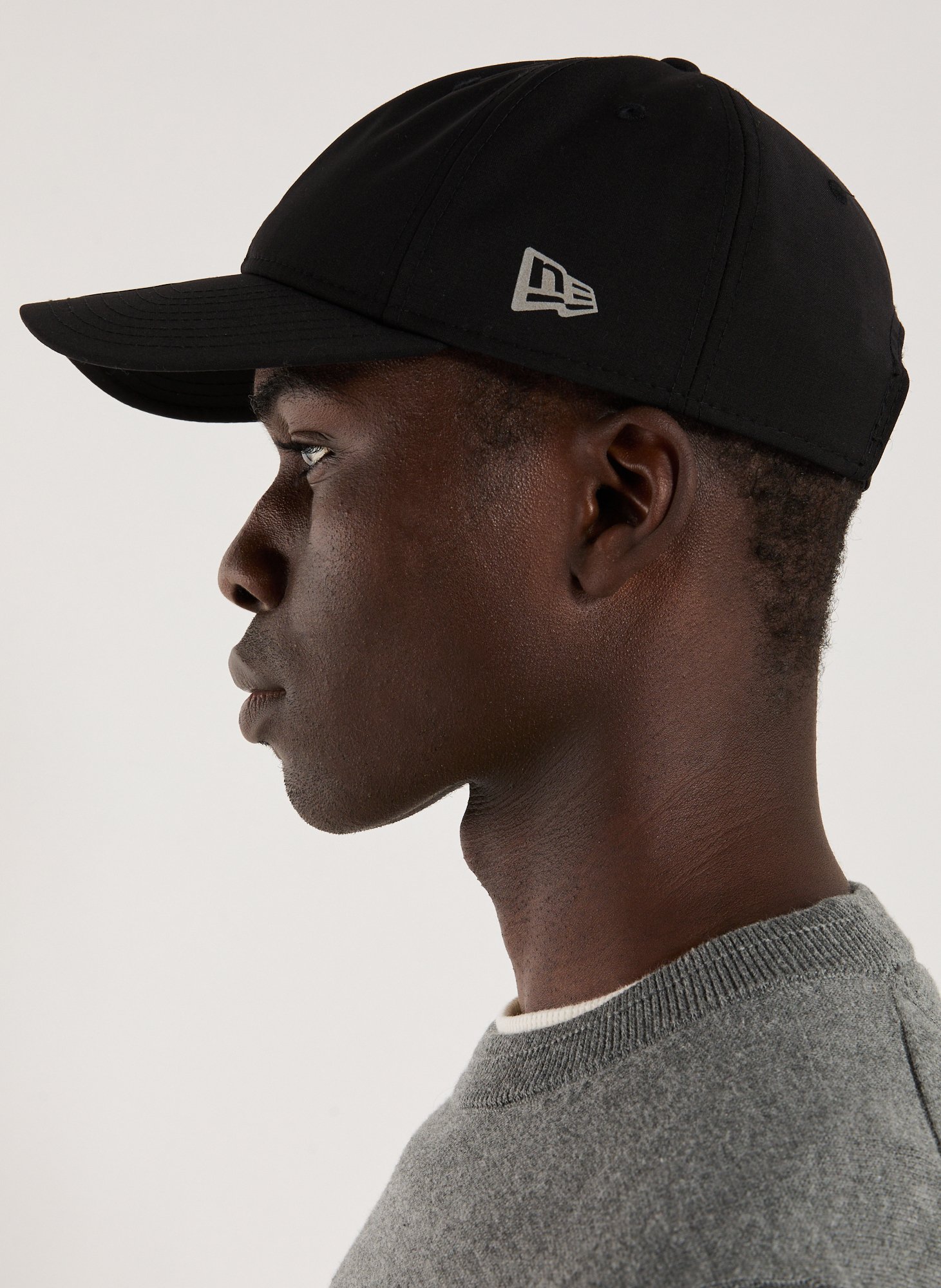 Casquette unie à visière incurvée NEW ERA Noir