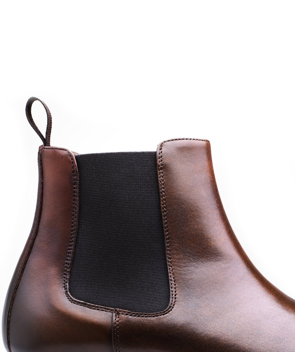 Bottines cuir chelsea FINSBURY Marron