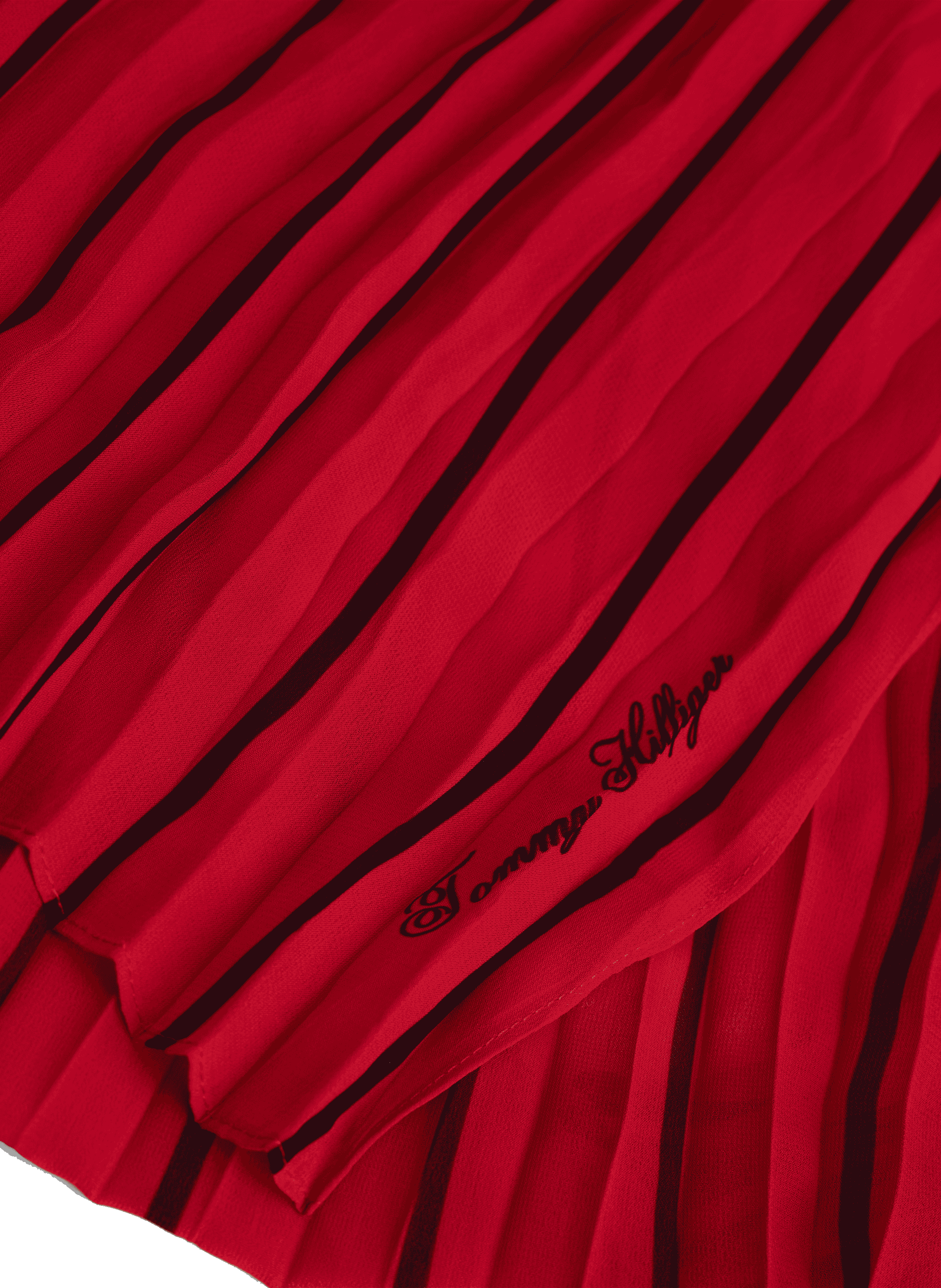 Echarpe en soie rayée TOMMY HILFIGER Multicolore