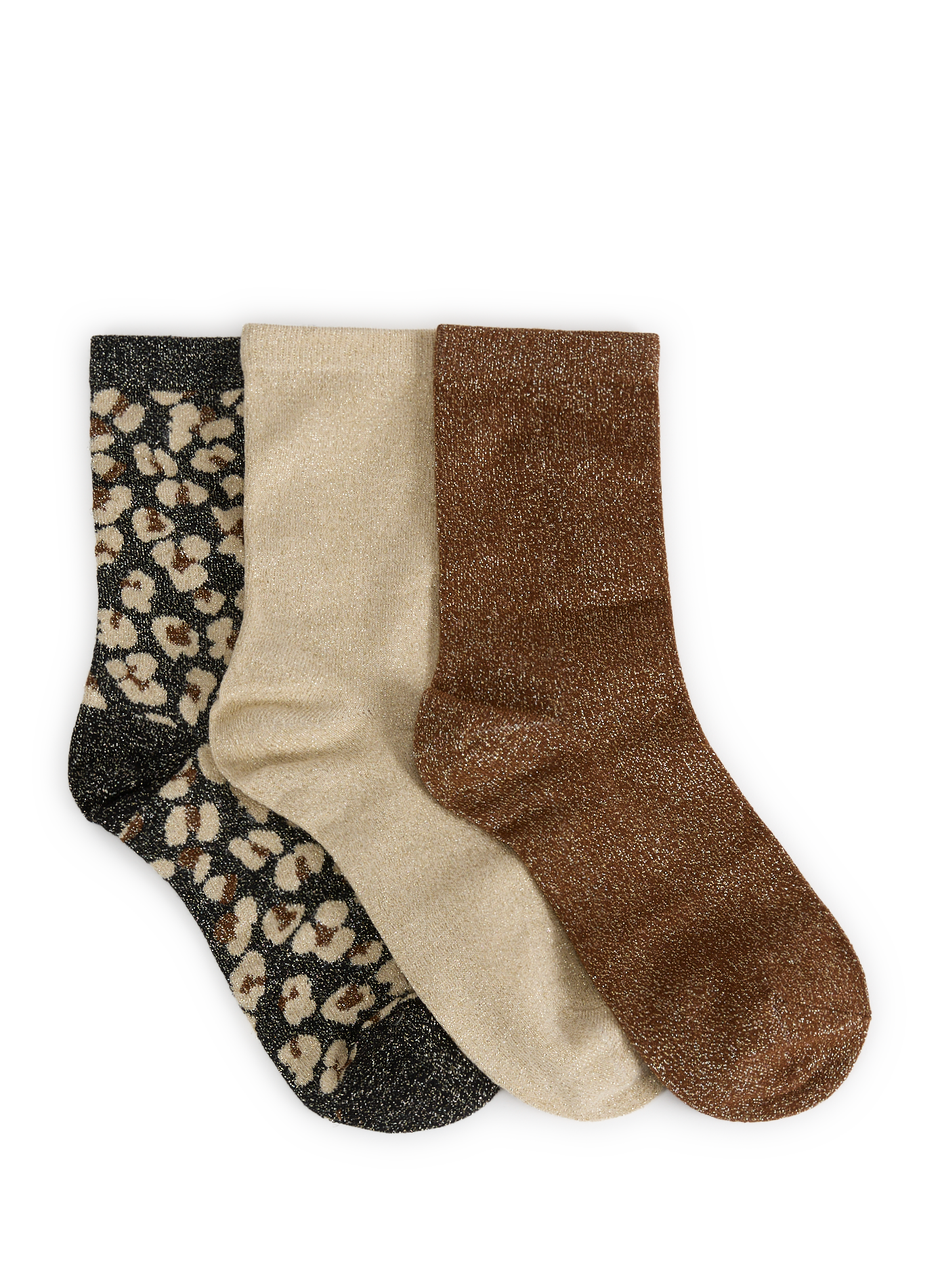SAISON 1865 Coffret de 3 chaussettes métallisées   Multicolore